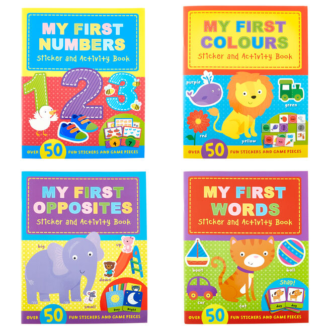 My First Sticker & Activity Books - Set Of 4 