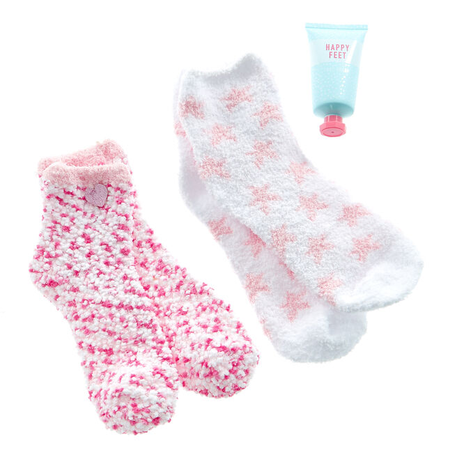 Happy & Bright Glitter Socks & Foot Cream