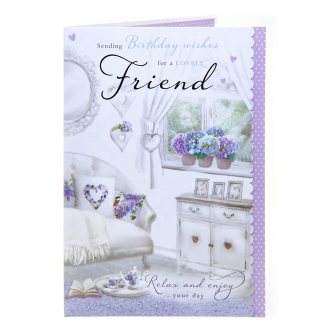 Birthday Card - For A Lovely Friend Andy