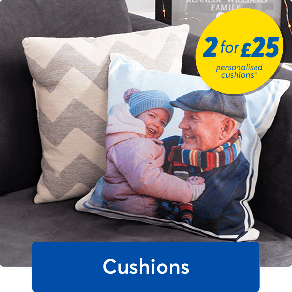 2 for £25 cushions