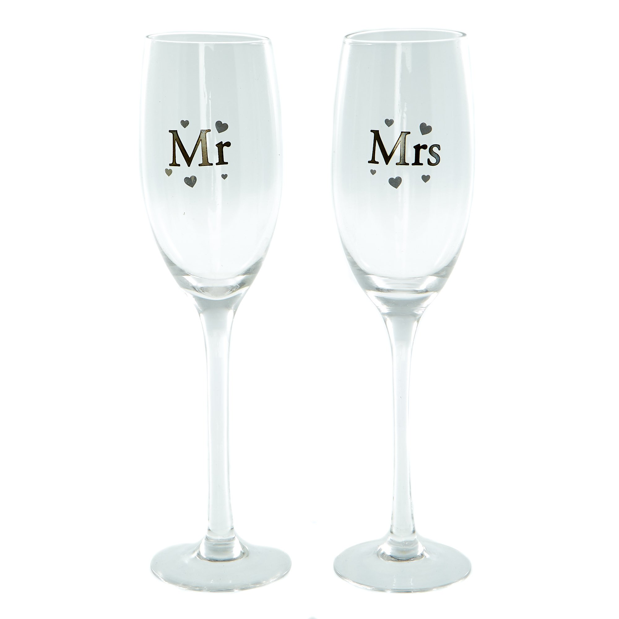 Hugs Bear Wedding Champagne Glasses - Set Of 2