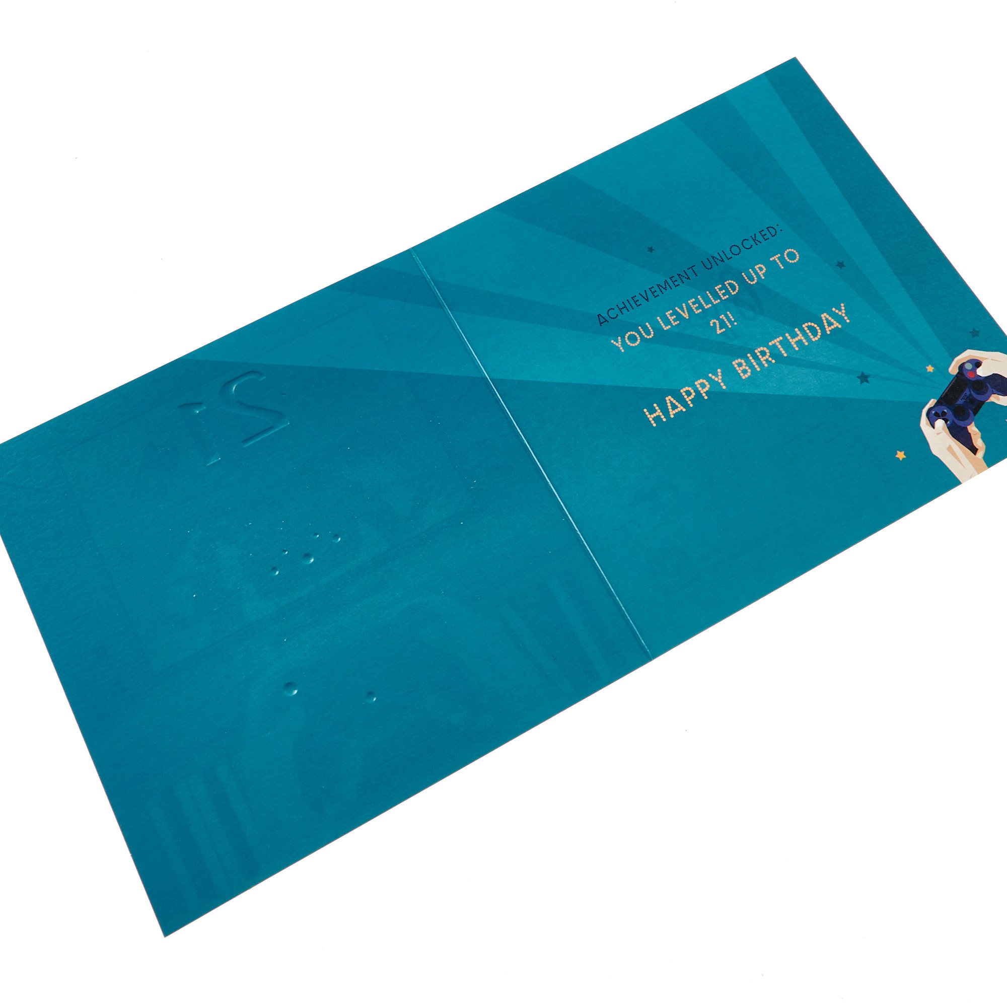 21st Birthday Card - Game On