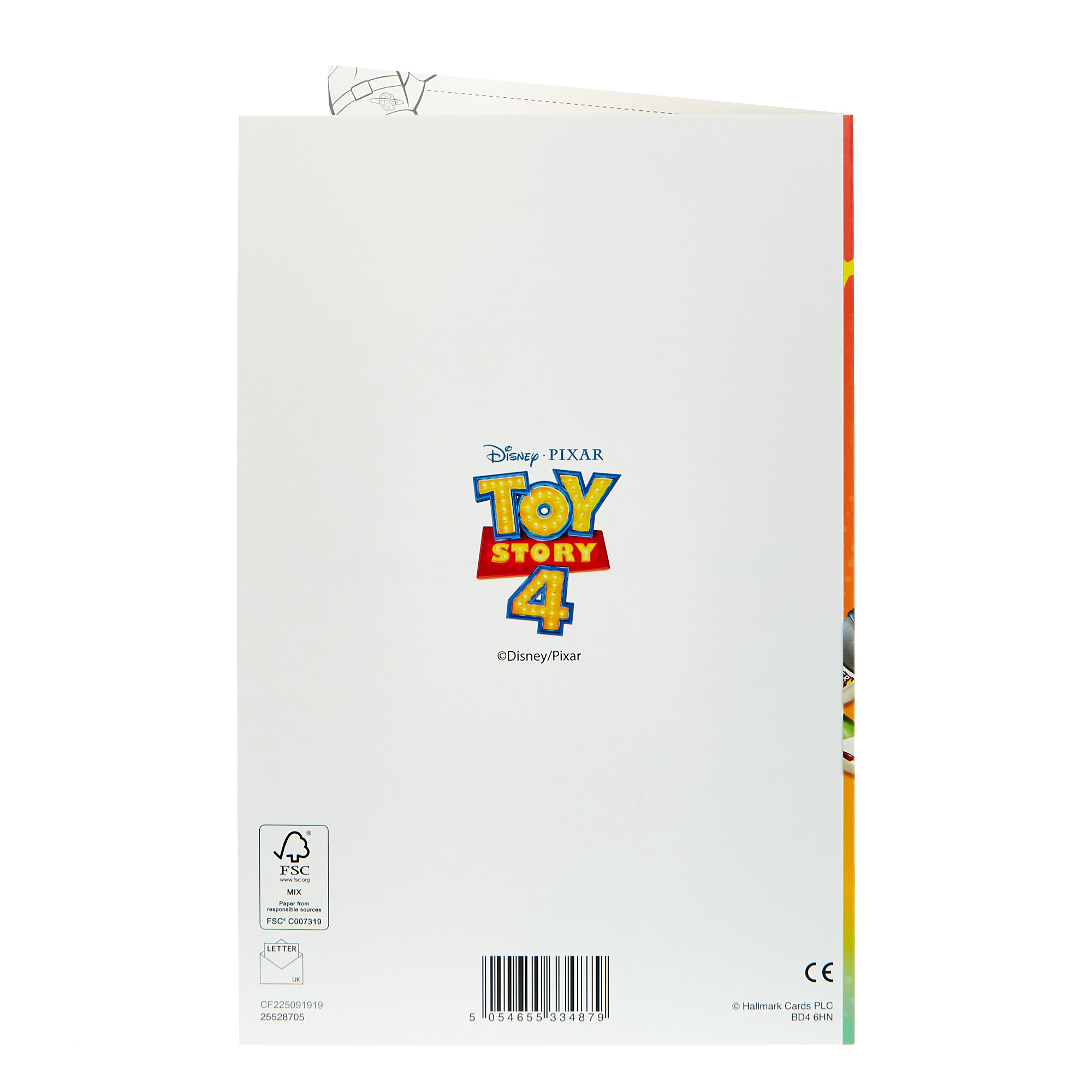 Toy Story 4 3rd Birthday Card