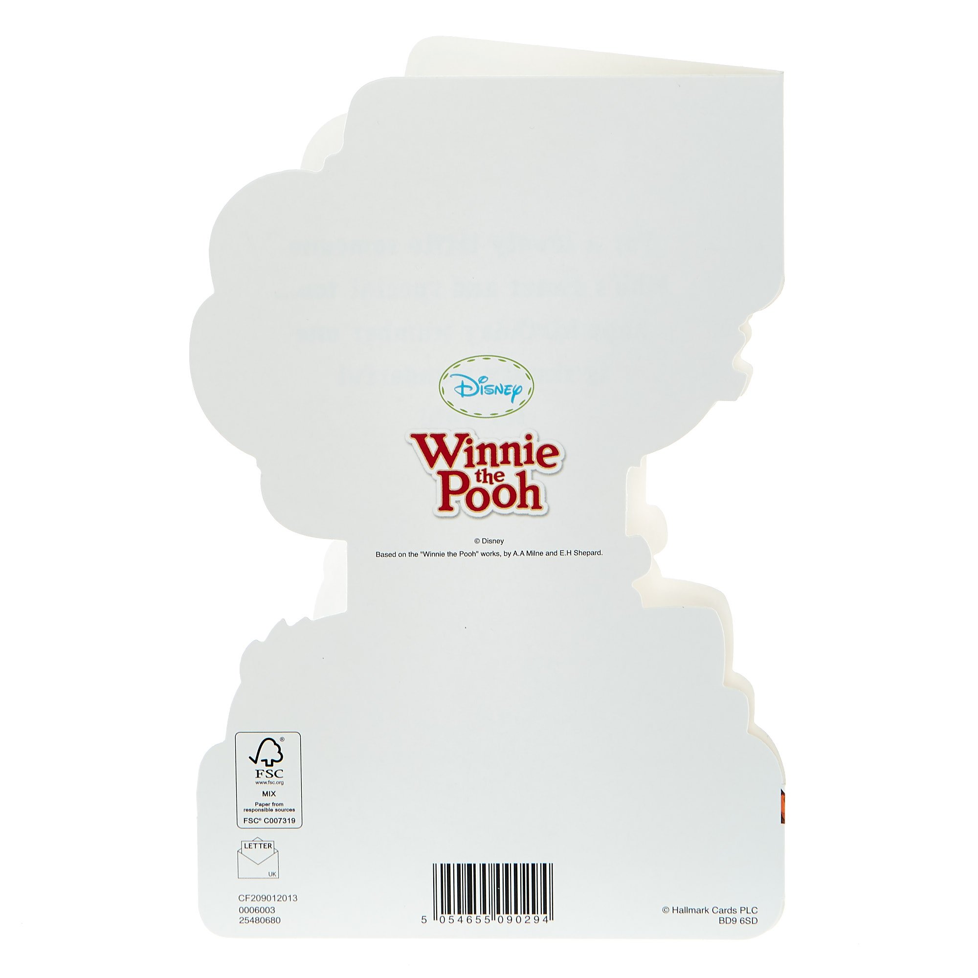 Winnie The Pooh 1st Birthday Card