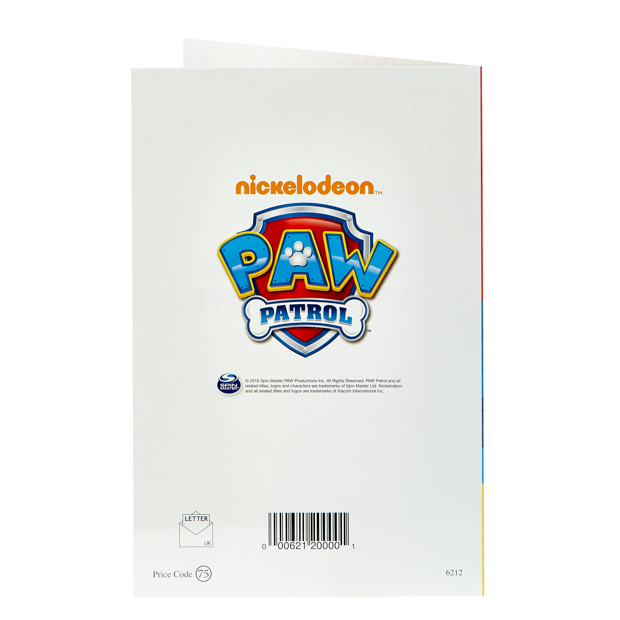 Paw Patrol 3rd Birthday Card