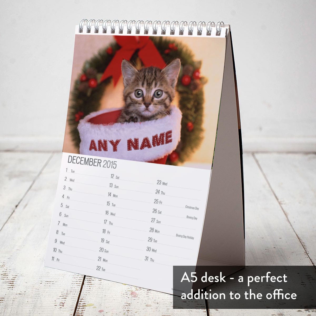 Printess Test - Personalised Cute Animals Calendar