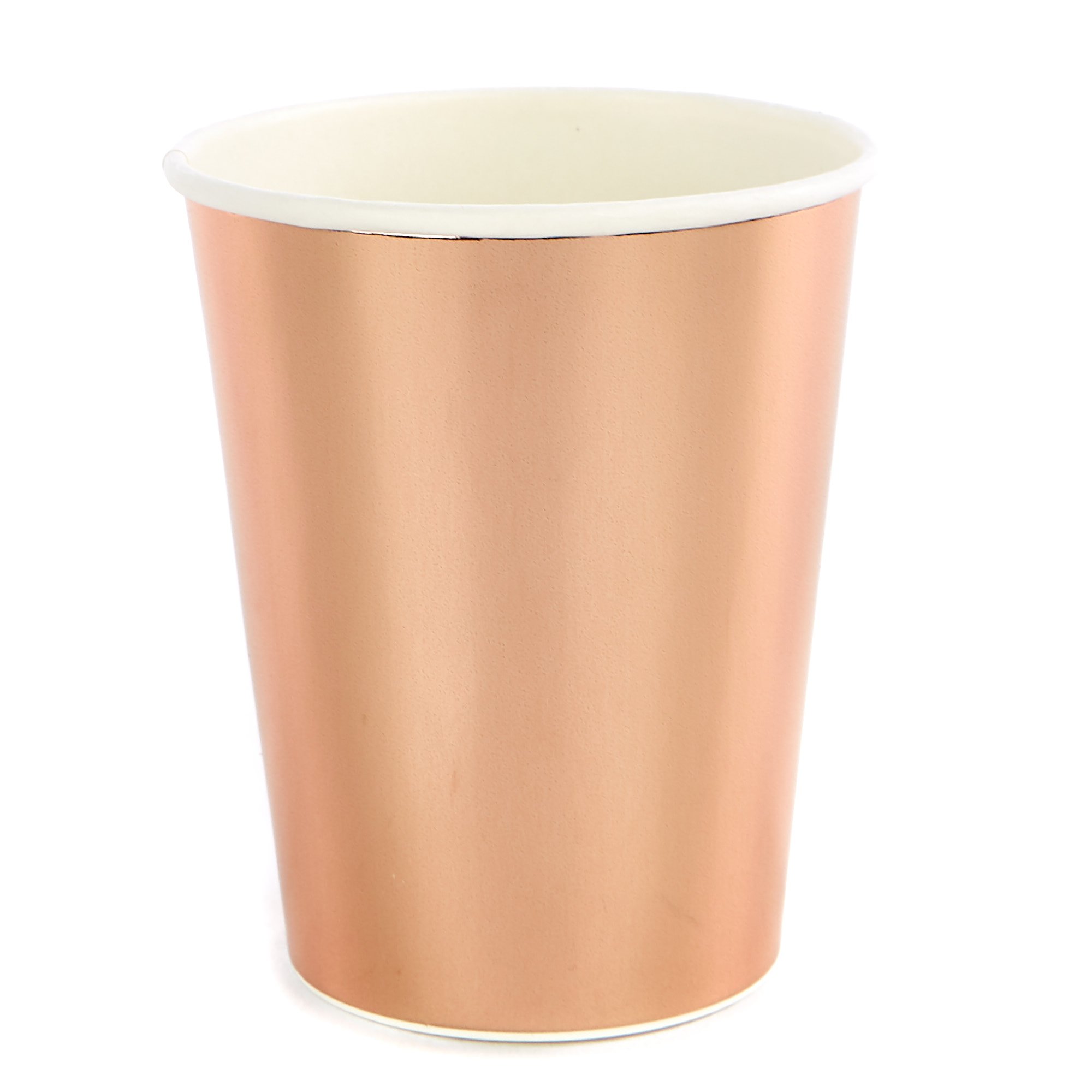 Rose Gold Party Tableware & Decorations Bundle - 16 Guests