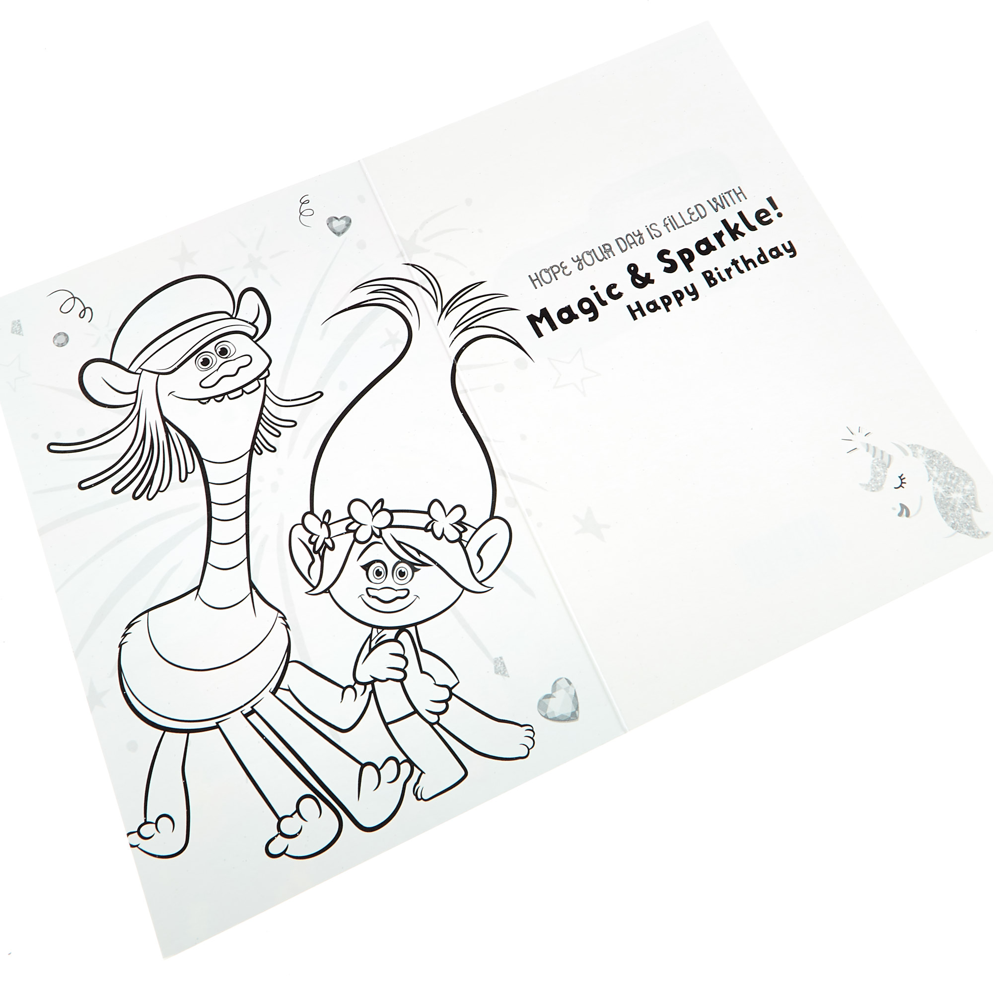 Trolls 8th Birthday Card
