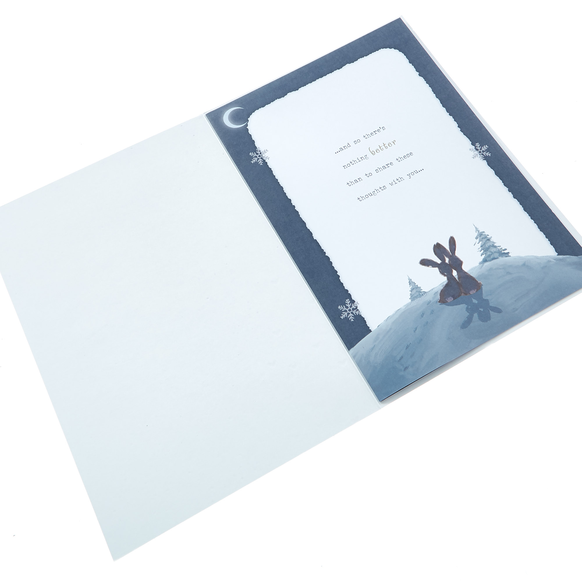 Christmas Card - Special Mam & Dad, Rabbits 