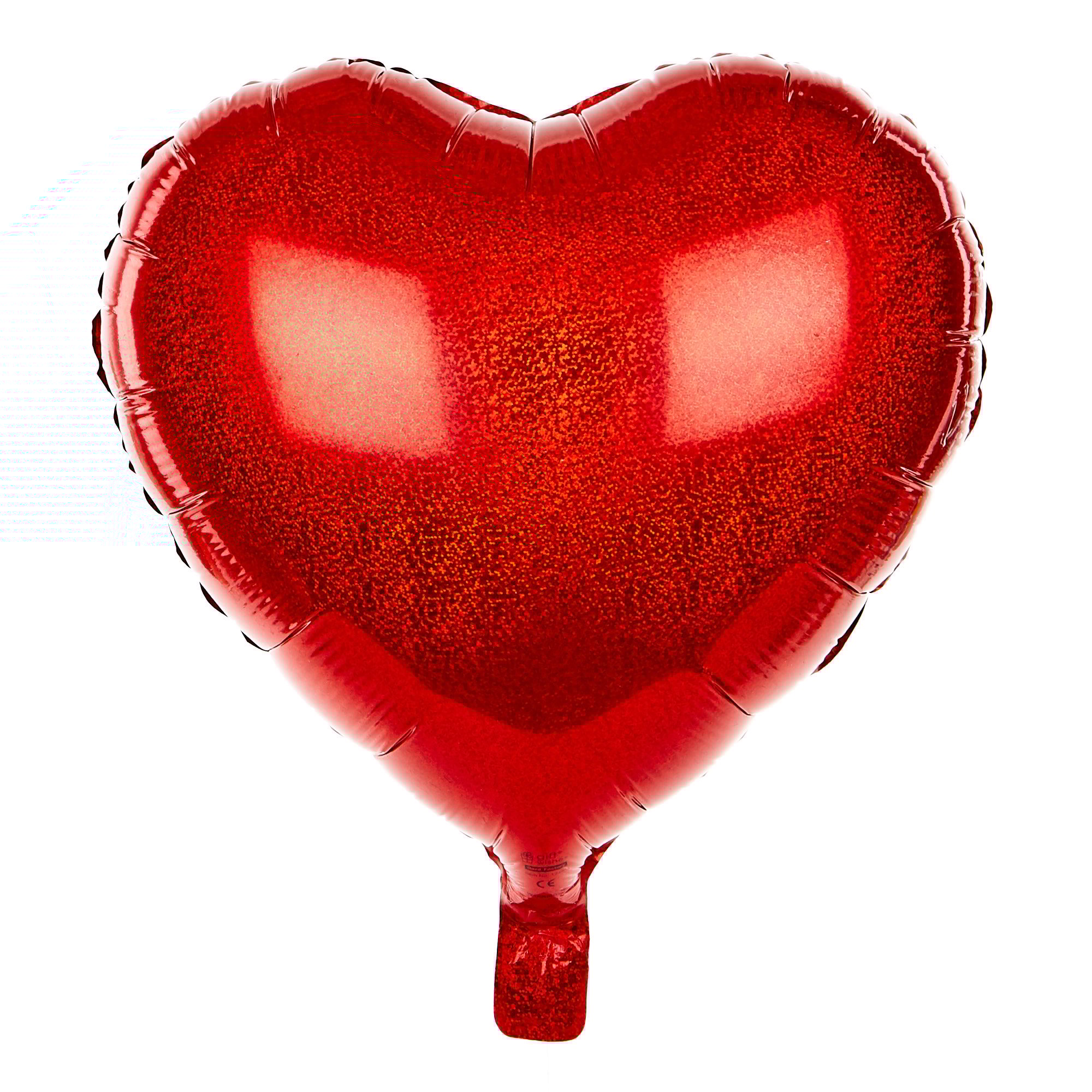 Red Heart Foil Helium Balloon