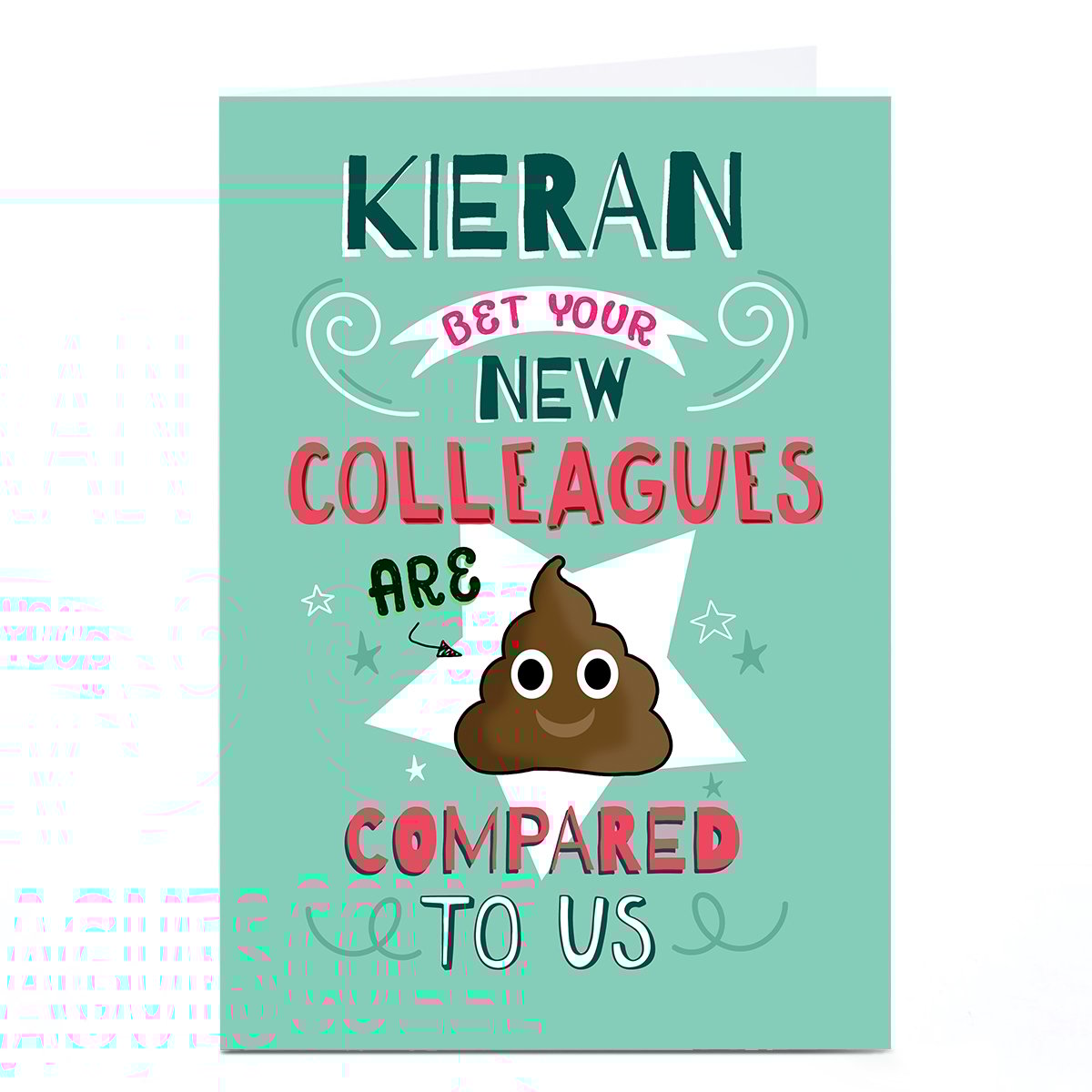 Personalised New Job Card - New Colleagues