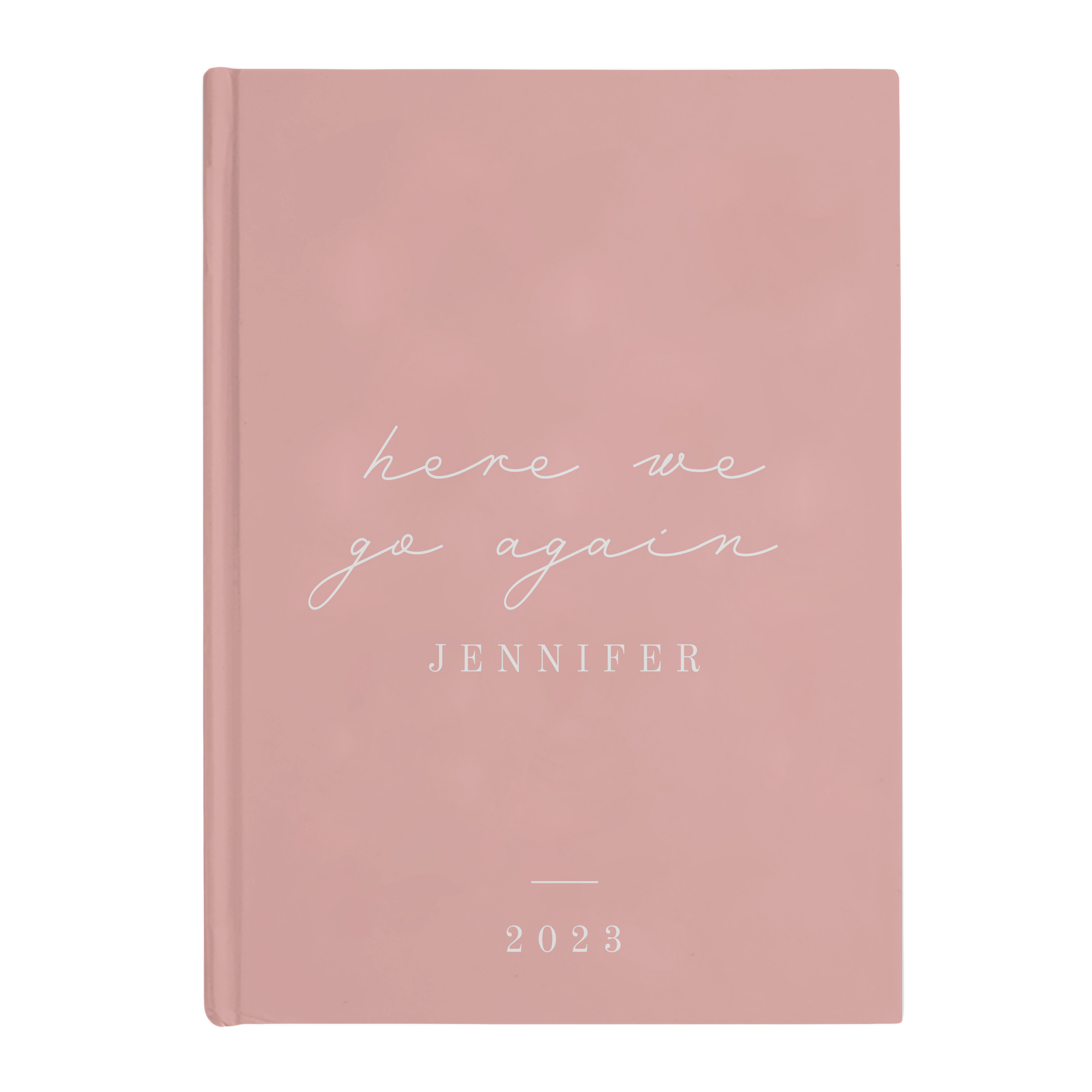 Personalised Diary - Here We Go Again