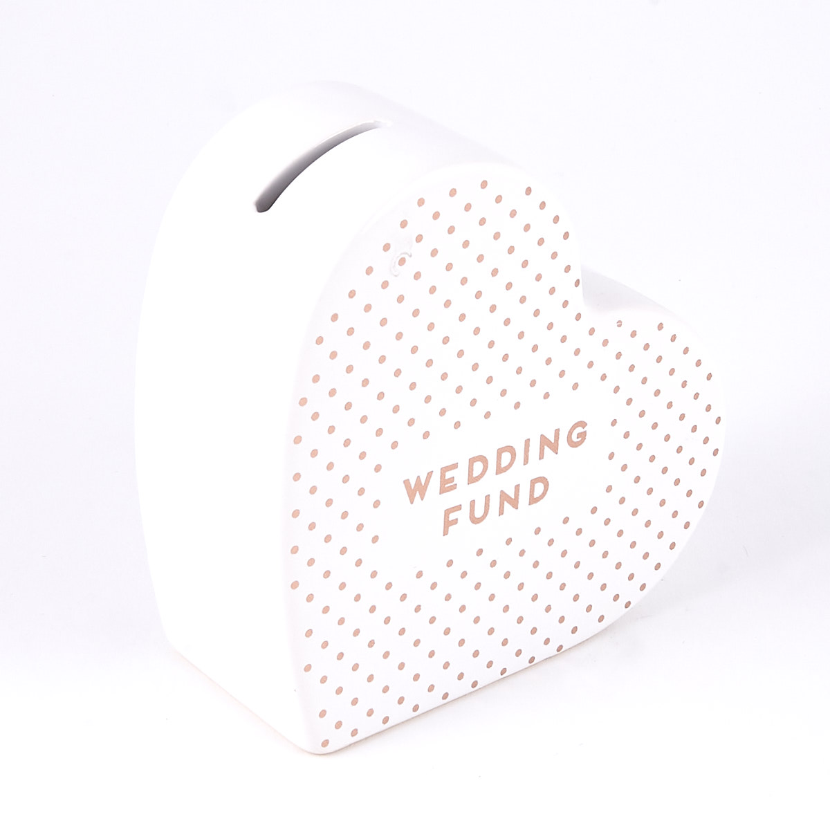 Wedding Fund' Money Box Heart