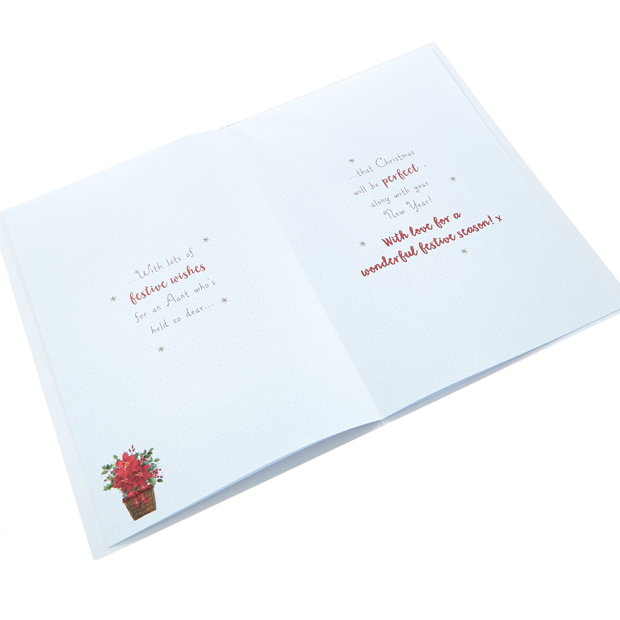 Christmas Card - To A Wonderful Aunt 