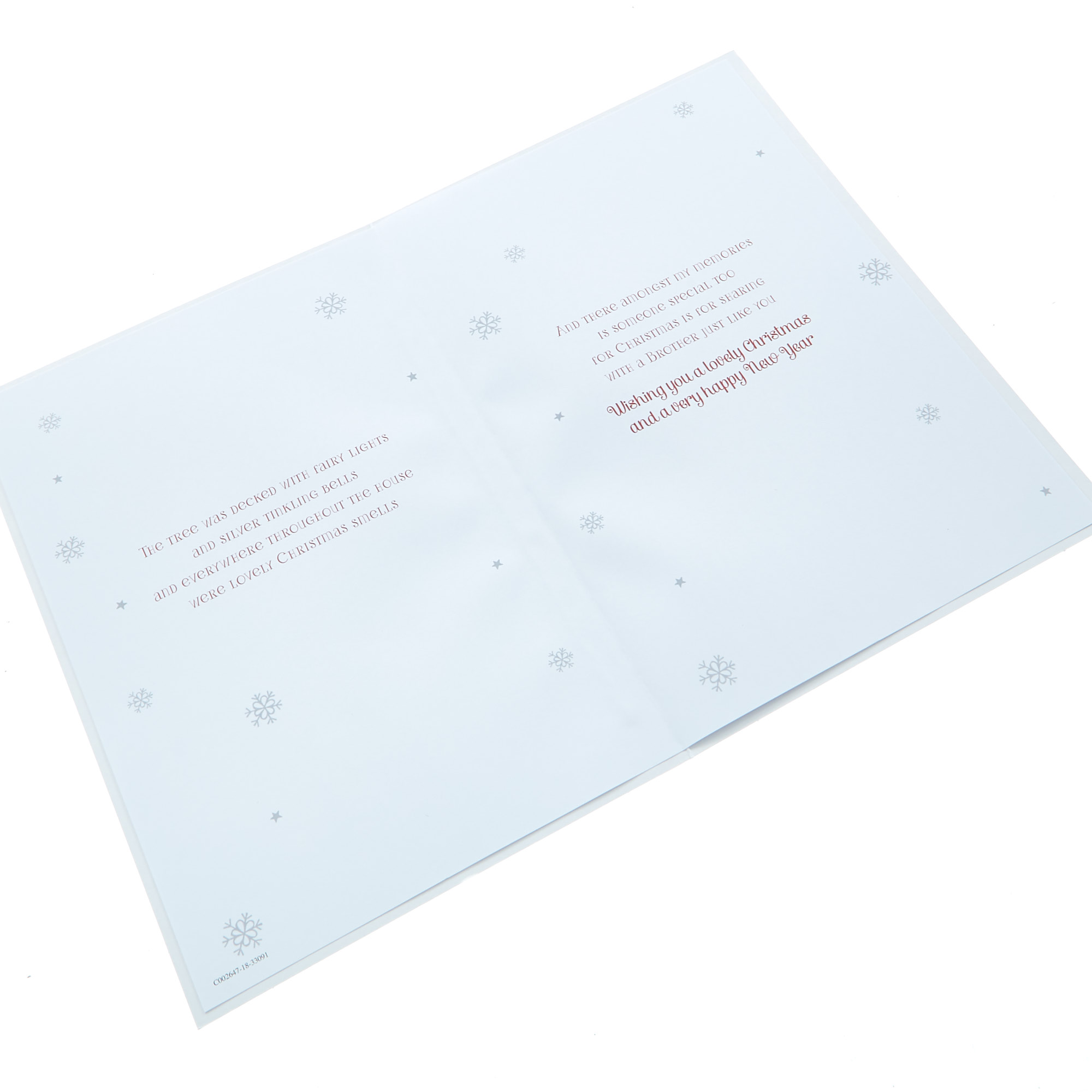 Christmas Card - Special Brother Hedgehog 