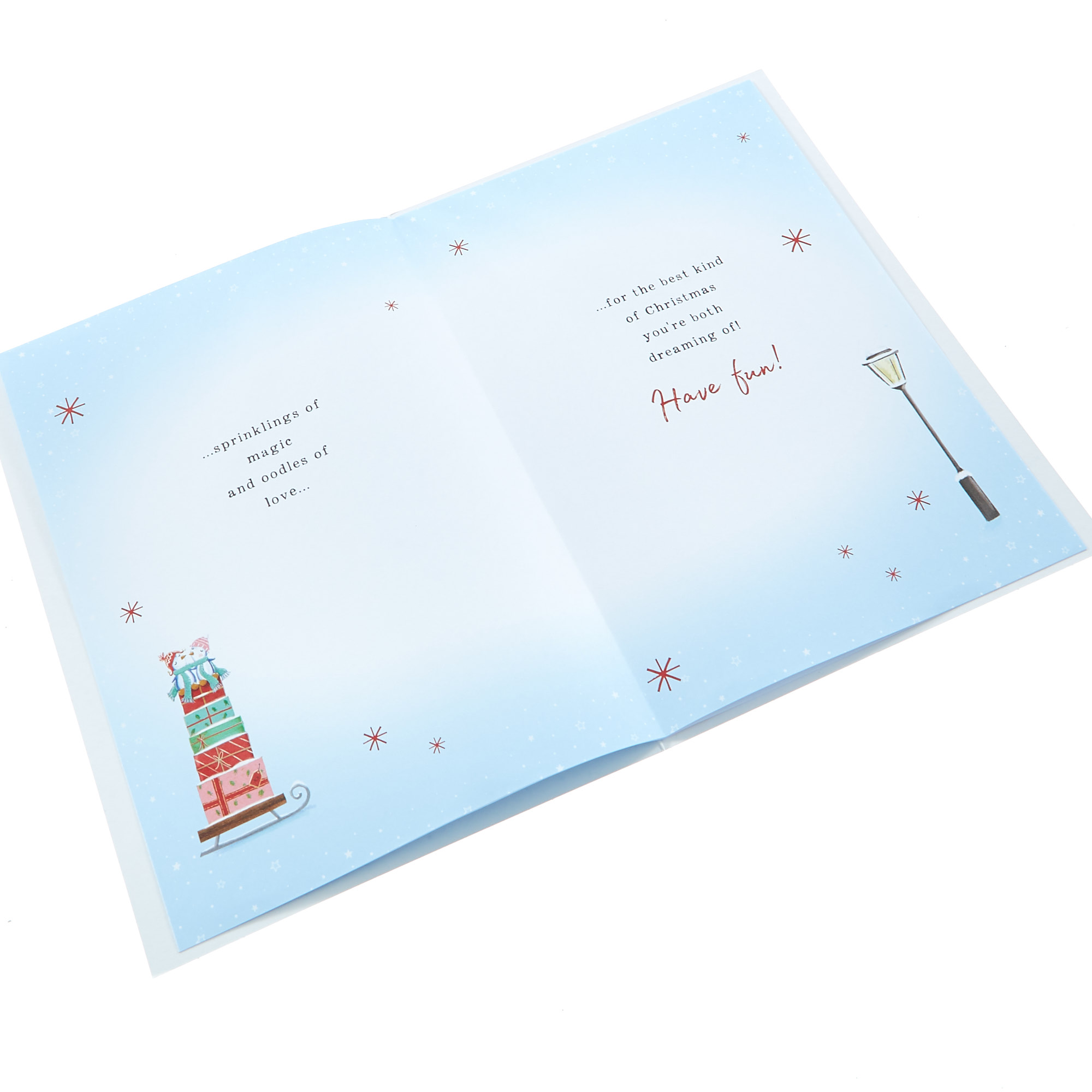 Christmas Card - Aunt & Uncle Penguins 