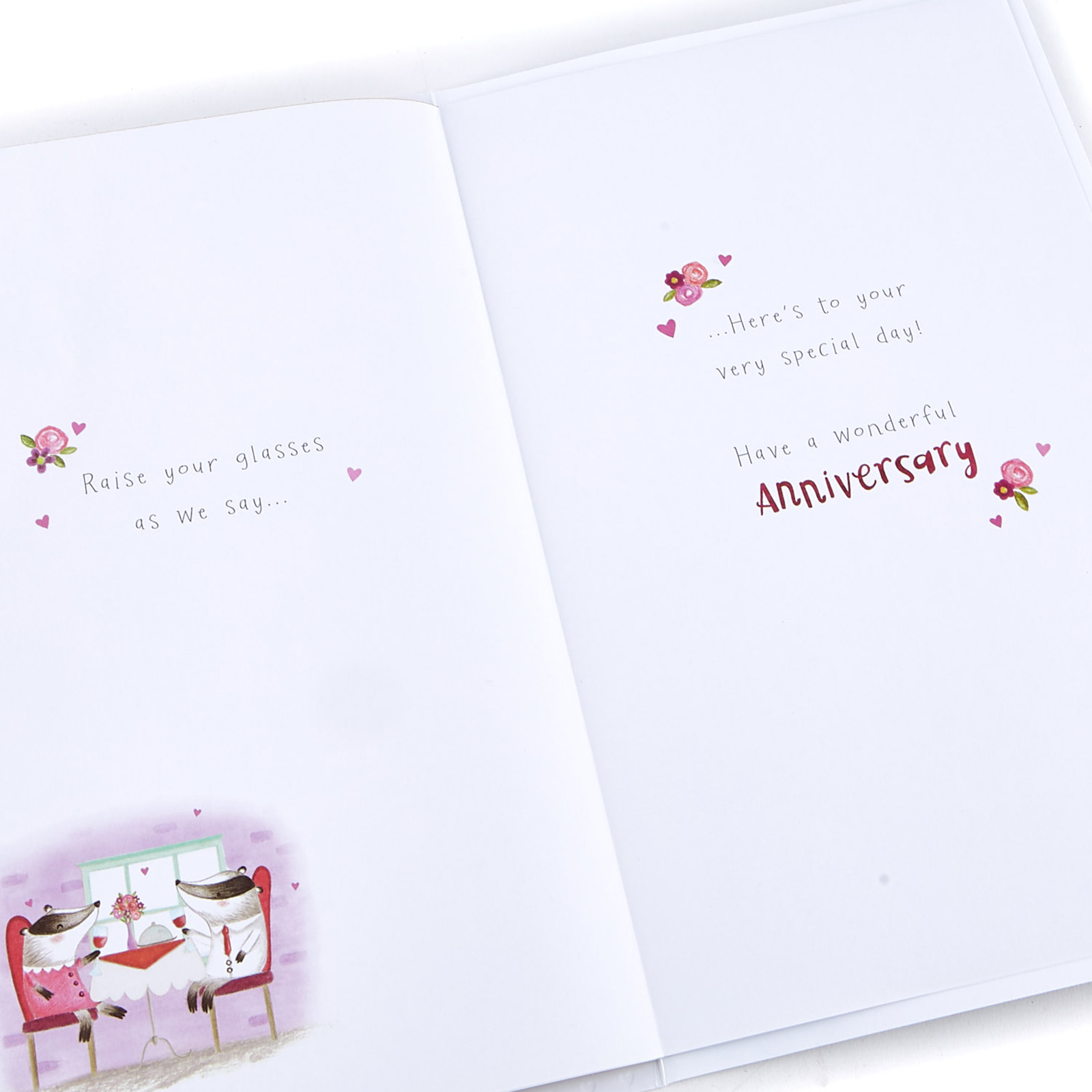 Anniversary Card - Perfect Badger Pair