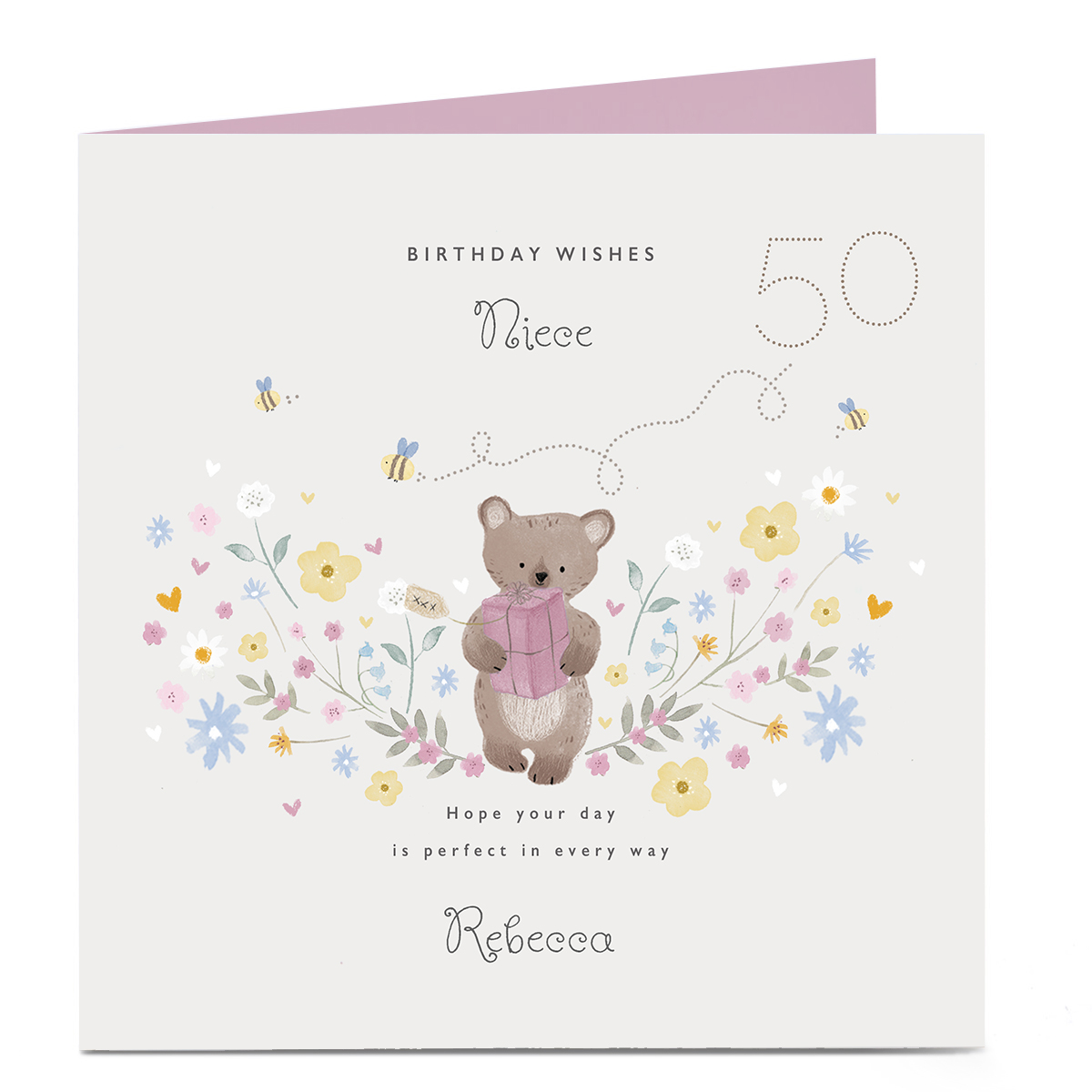 Personalised Birthday Card - Any Recipient, Perfect In Every Way