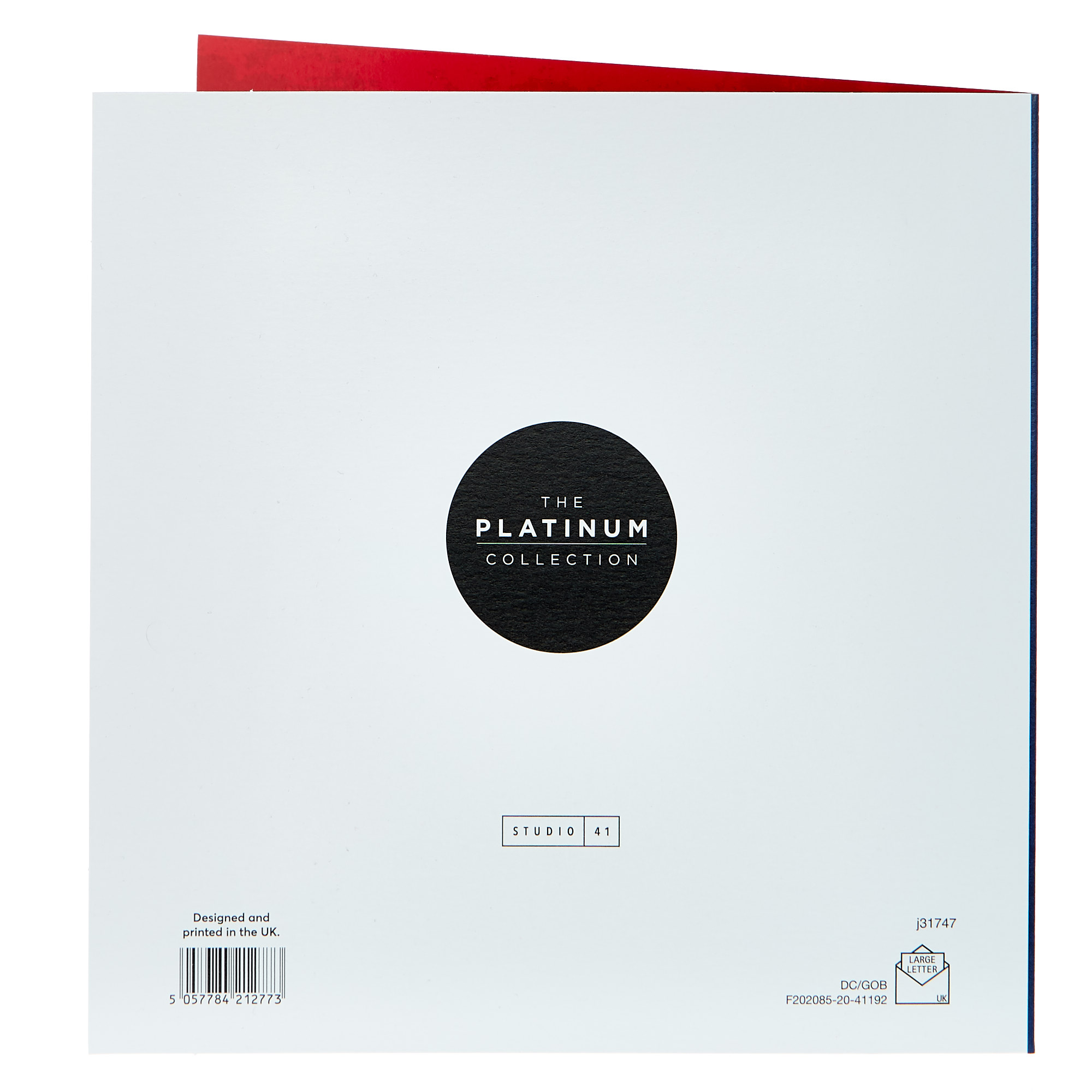 Platinum Collection Father's Day Card - Top Dad 