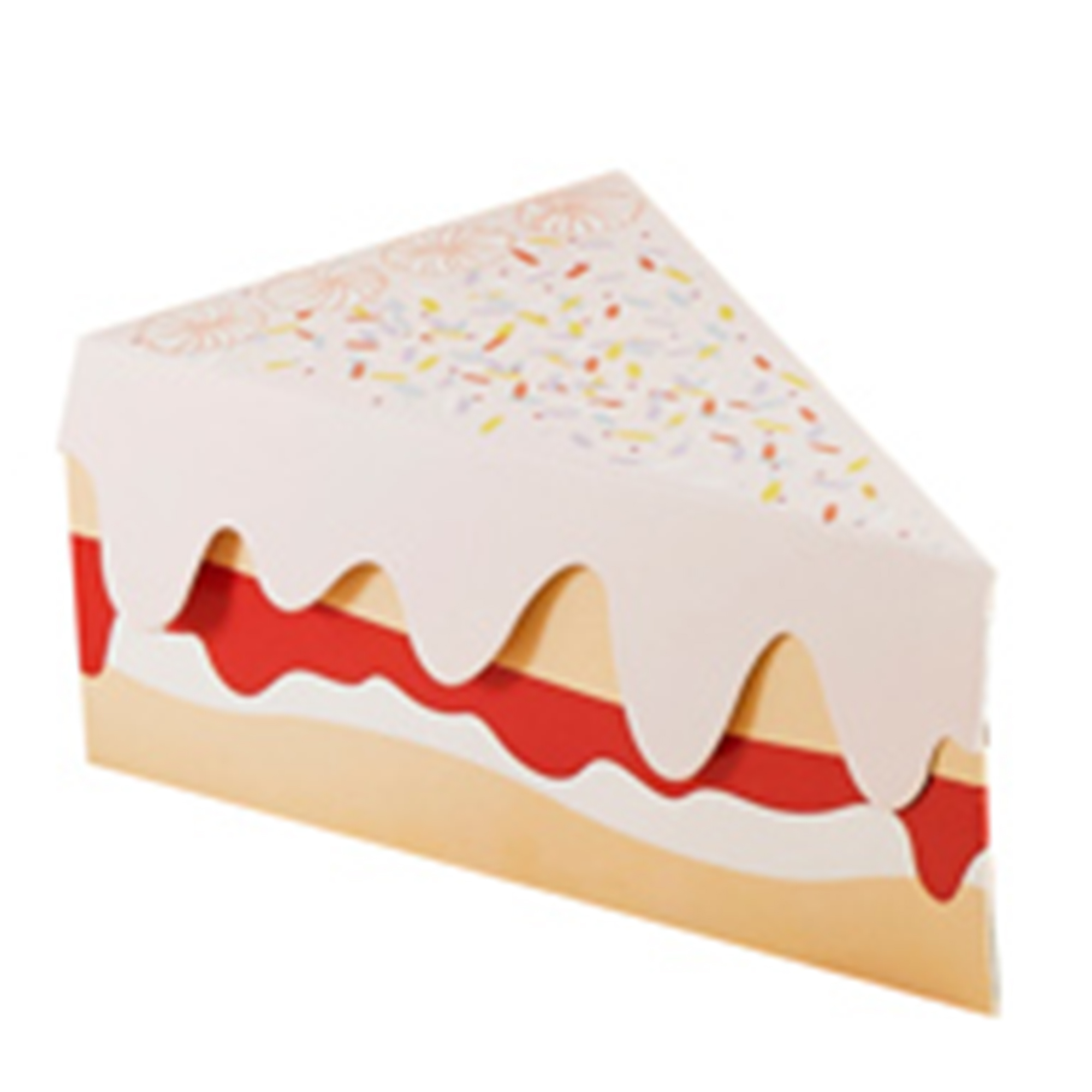 Slice of Cake Mini Cake Boxes - Pack Of 10
