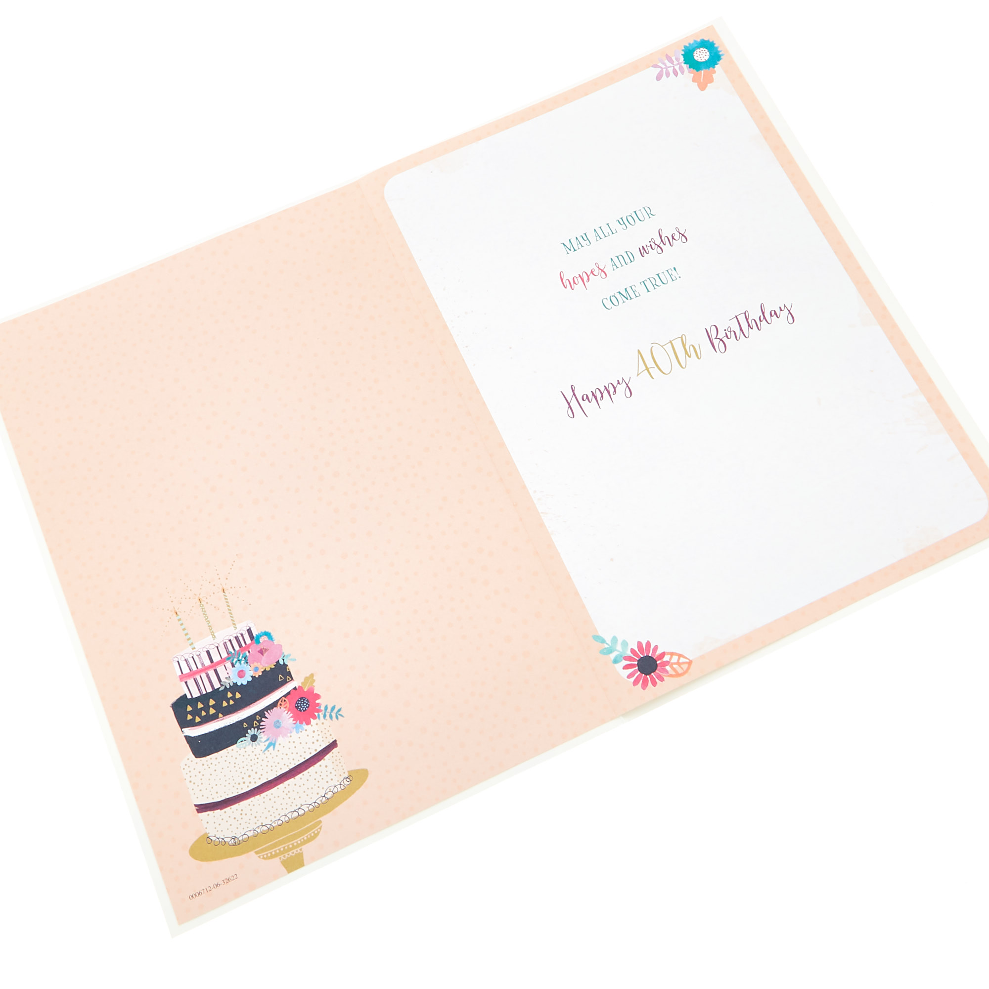 40th Birthday Card - To A Great Friend