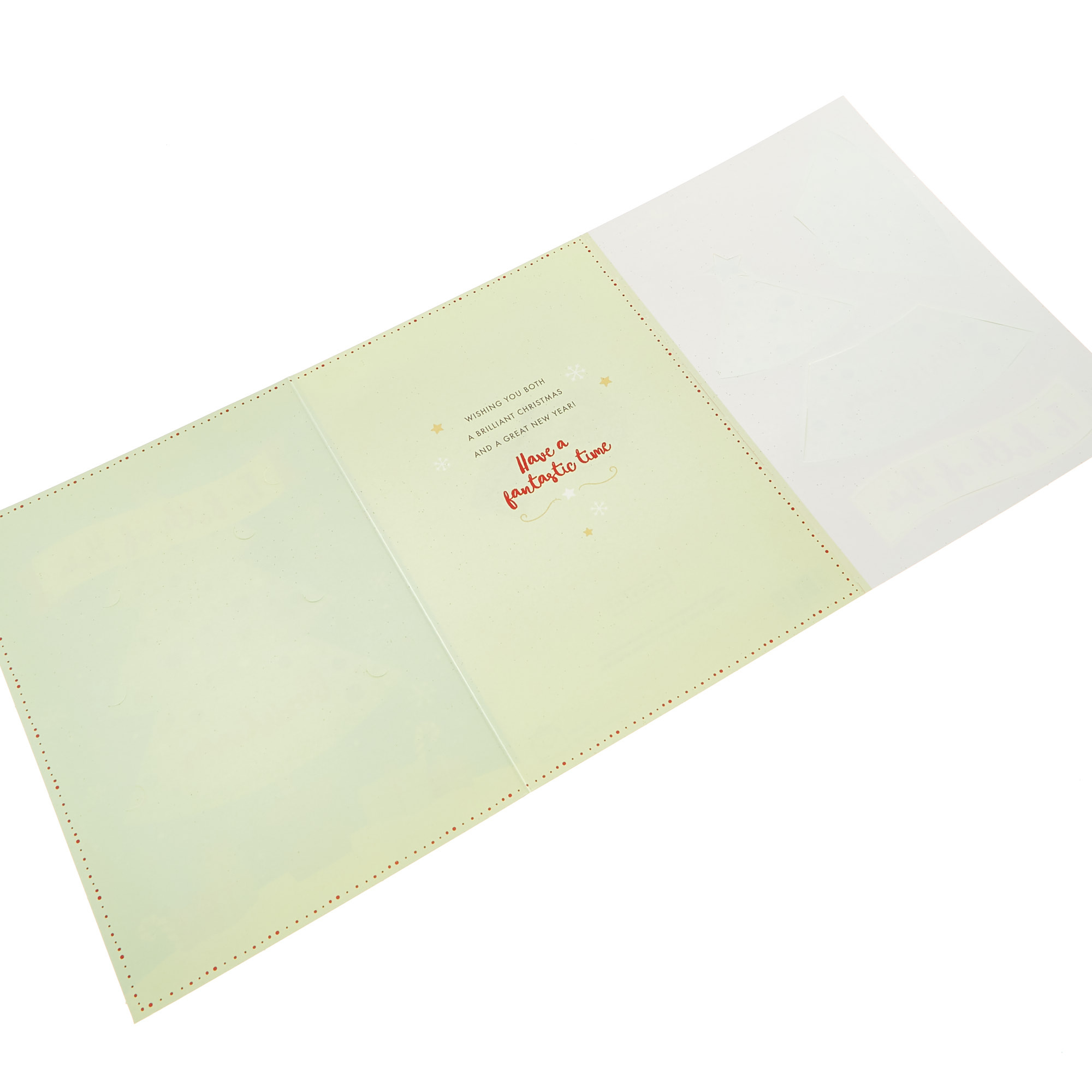 3D Pop-Out Christmas Card - To Both of You