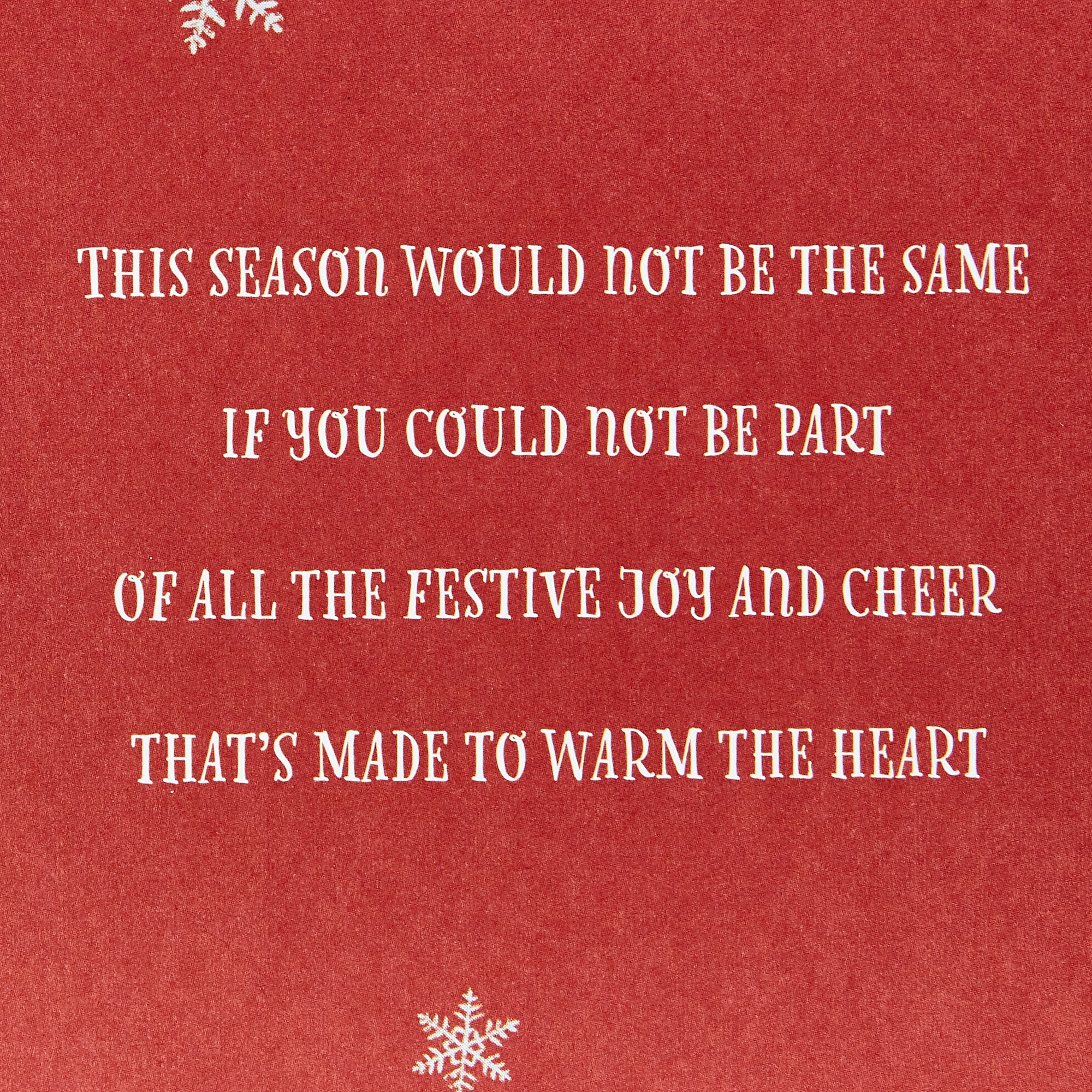 Christmas Card - Special Friends, Couple In The Snow