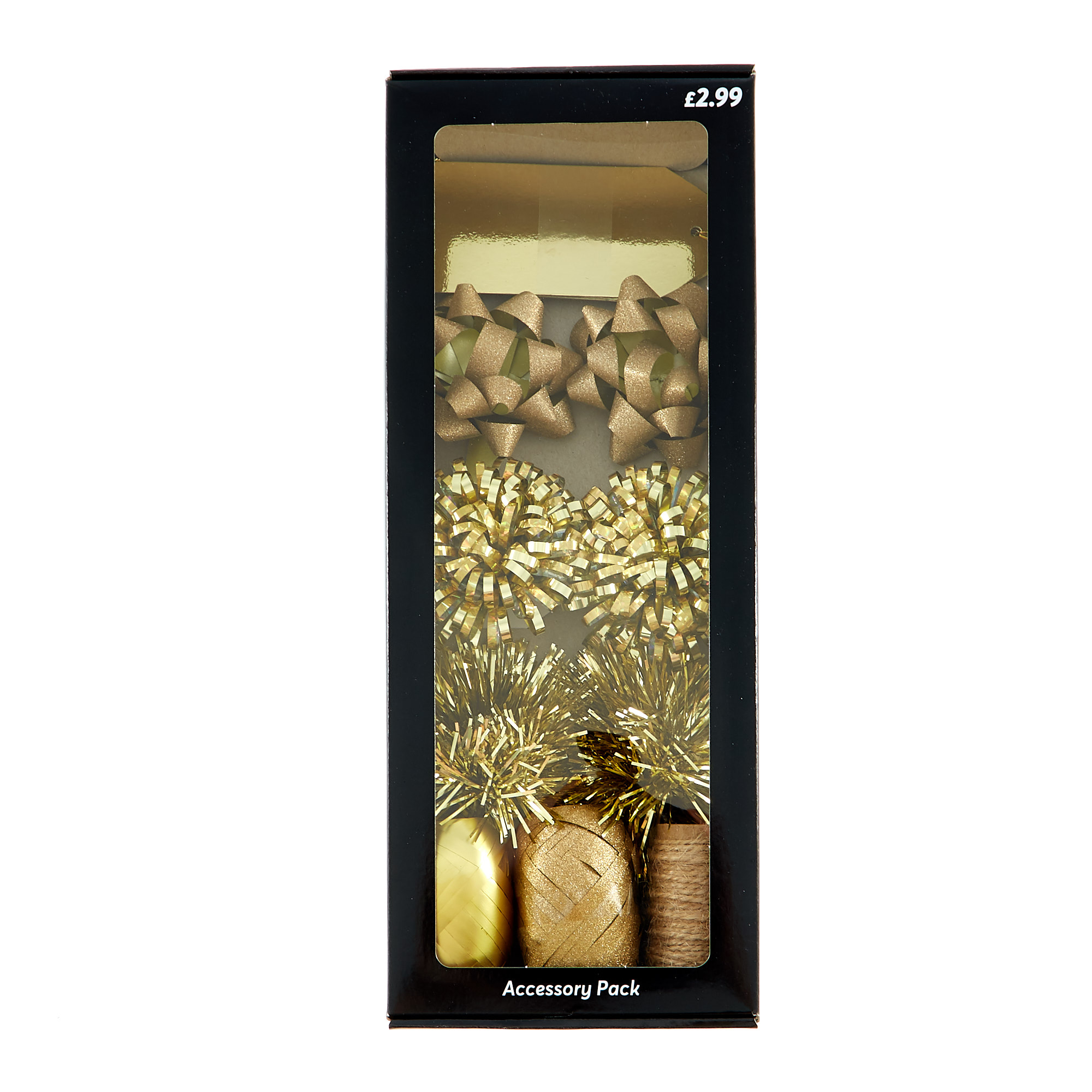 Christmas Wrap Accessory Pack - Gold