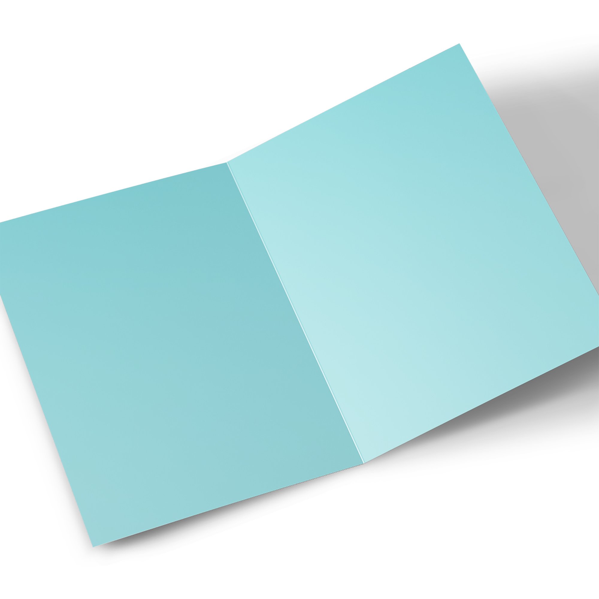 Photo Birthday Card - Blue Squares