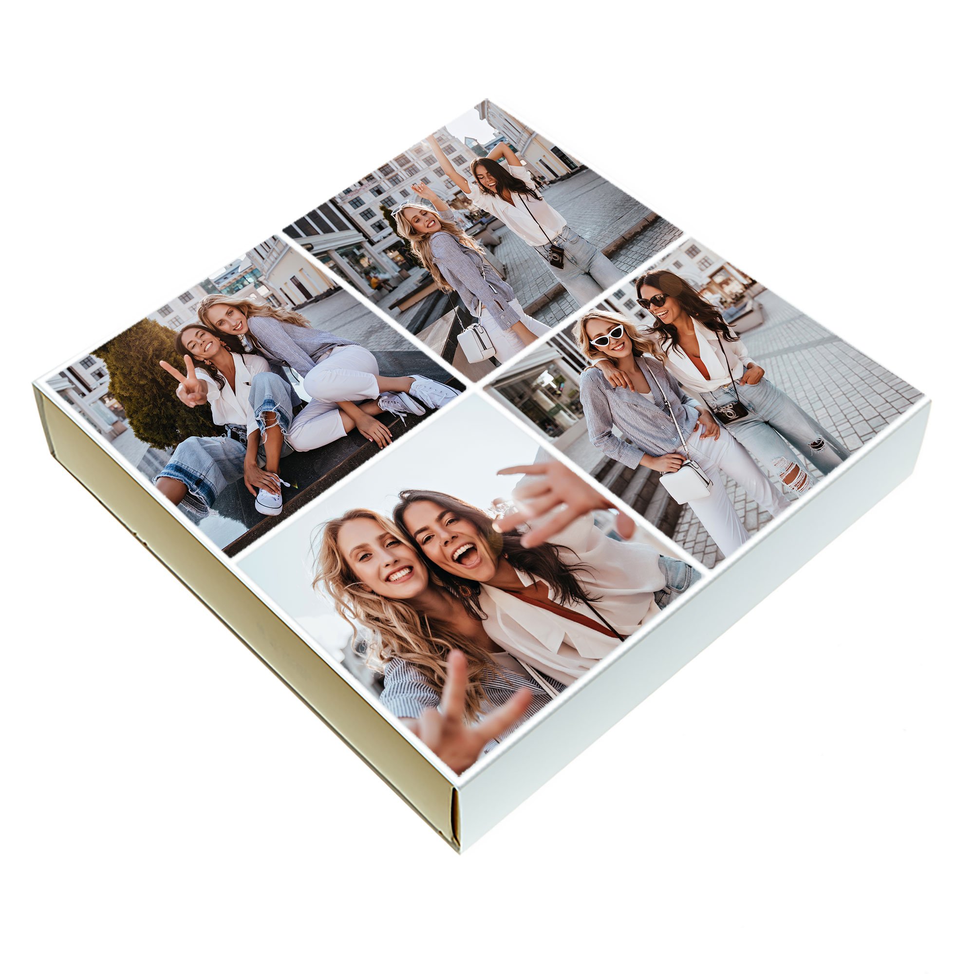 Create Your Own Photo Upload Belgian Chocolates - 4 Photos