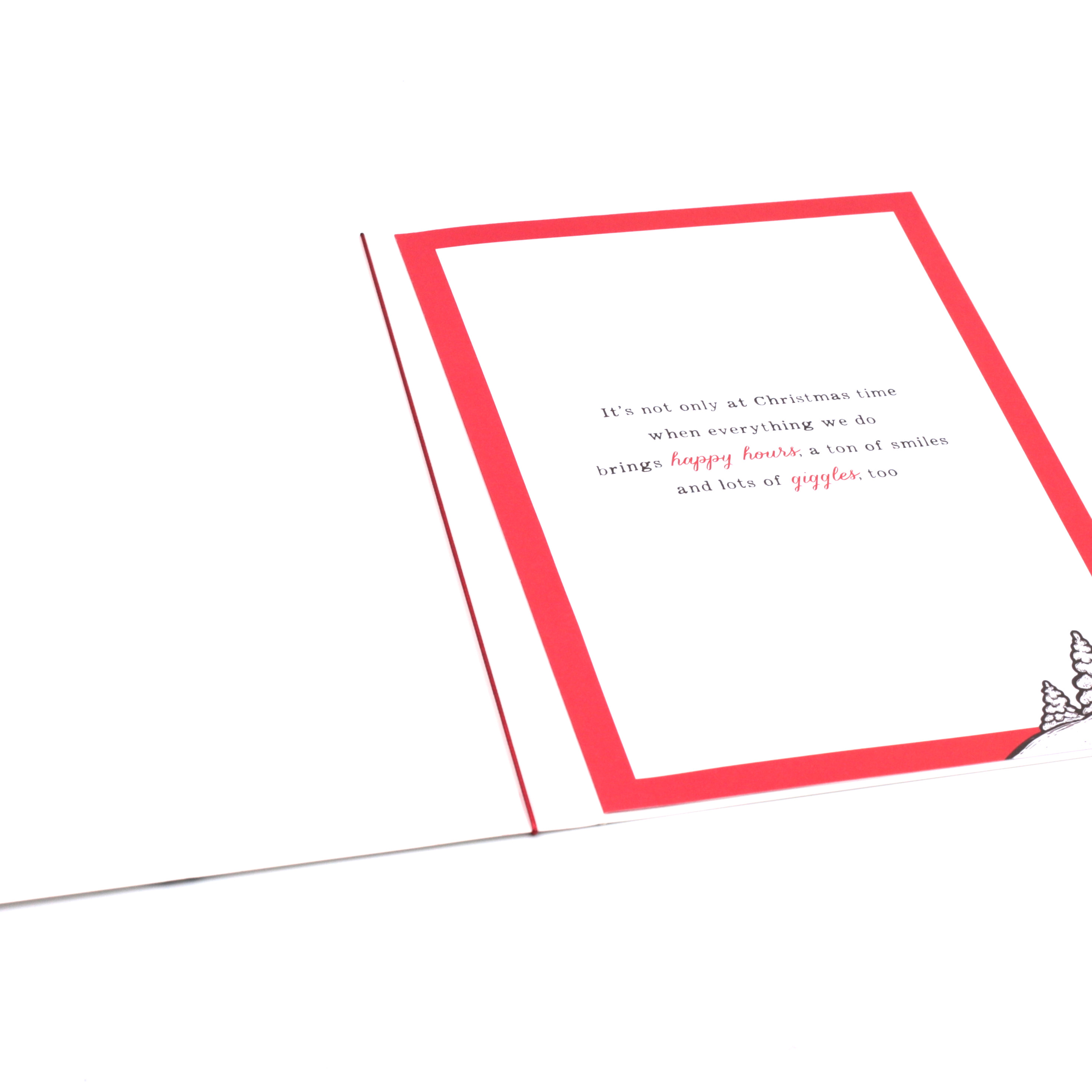 Christmas Card - Brilliant Daddy, Bears On A Sledge