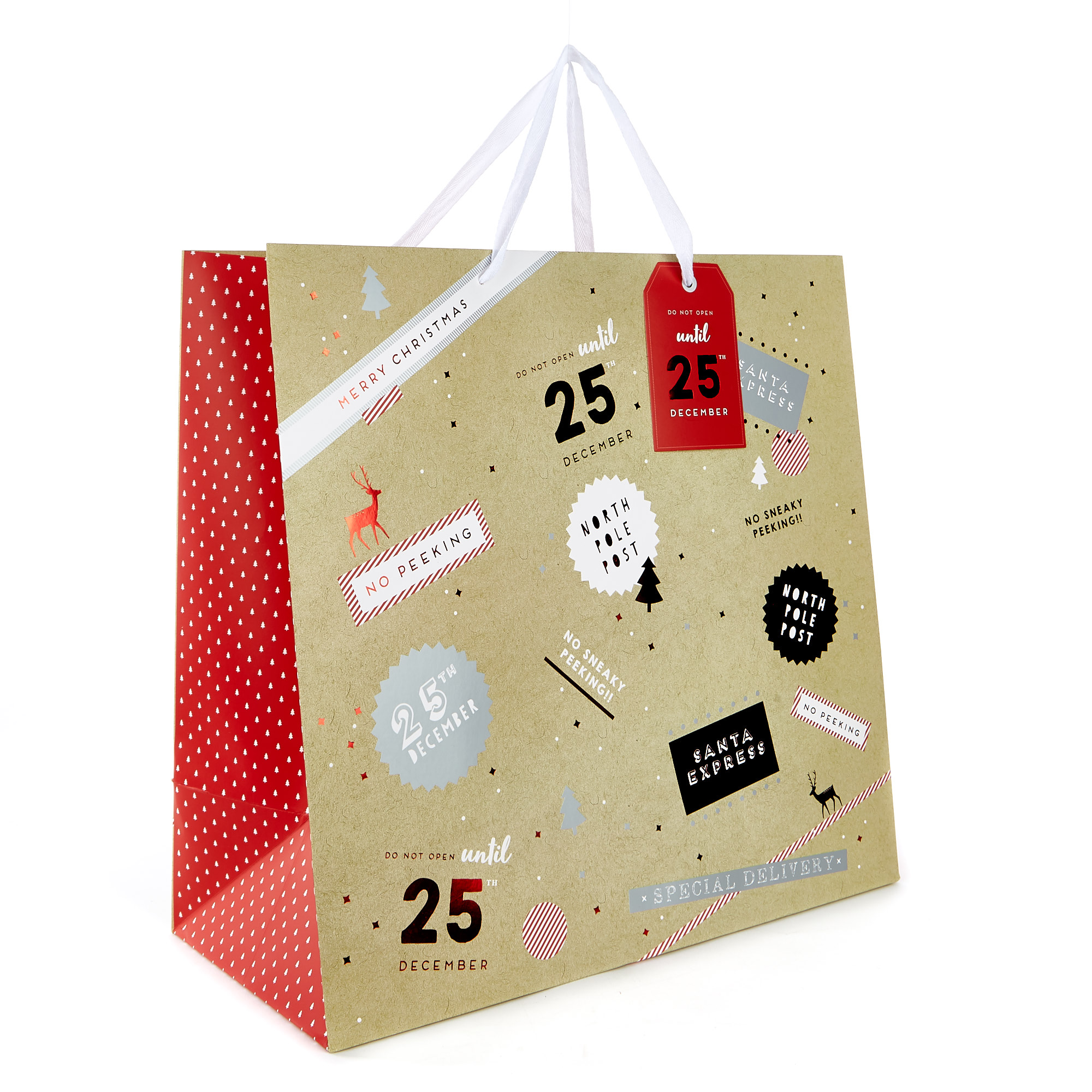 Giant Christmas Gift Bag - Do Not Open