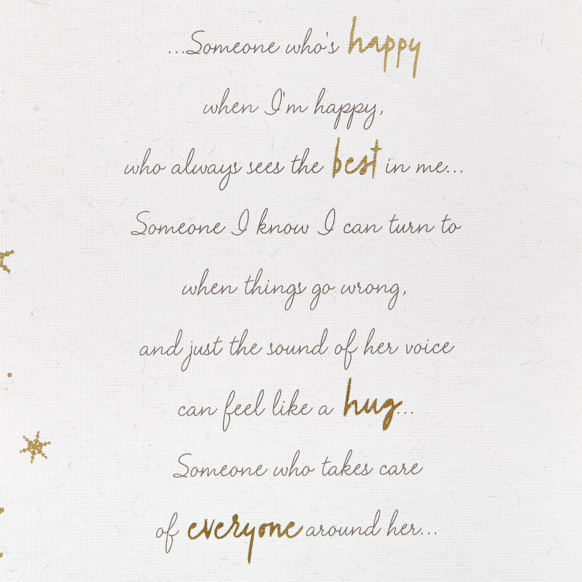 Christmas Card - Wonderful Nanna, Traditional Verse