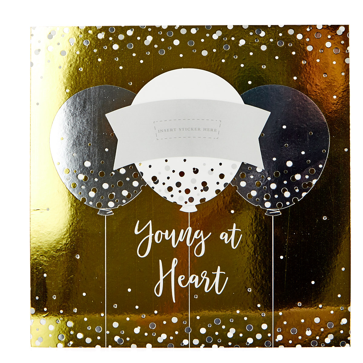 Exquisite Collection Birthday Card - Young At Heart, 90 or 100