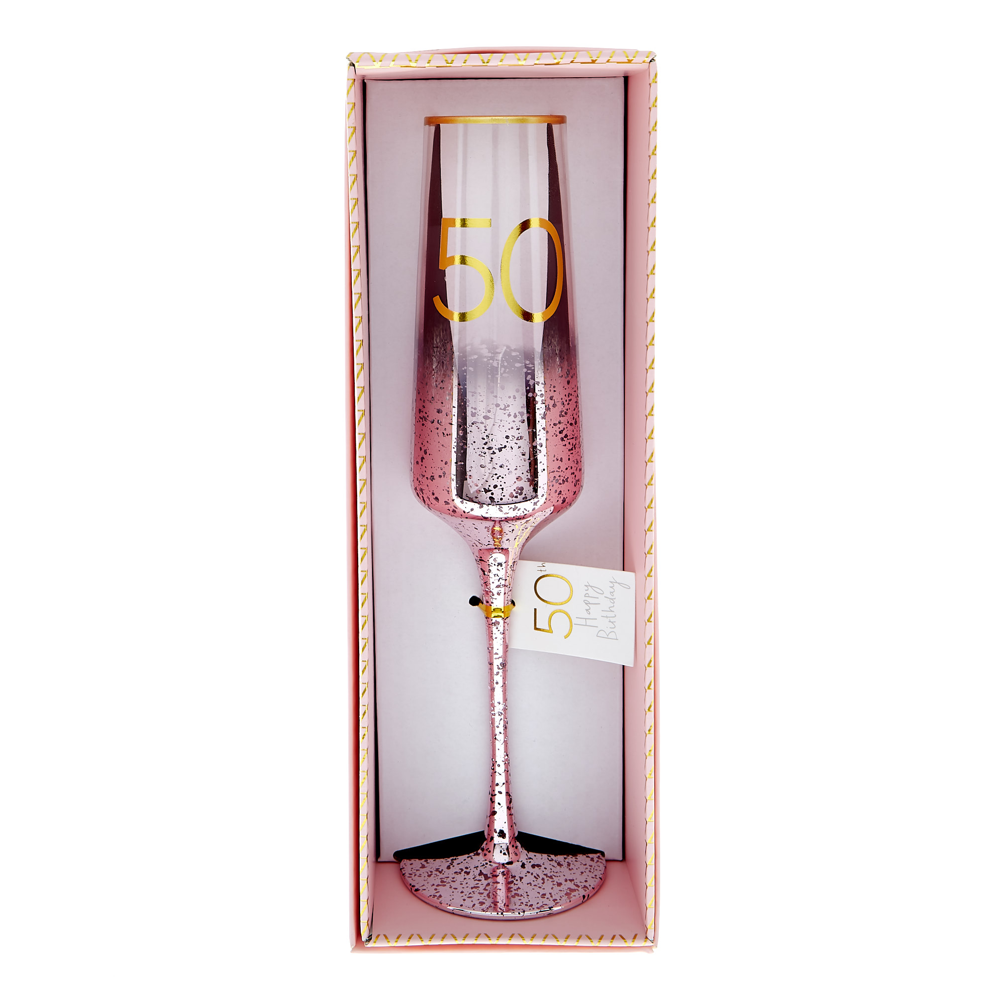 50th Birthday Champagne Flute - Happy Birthday To You