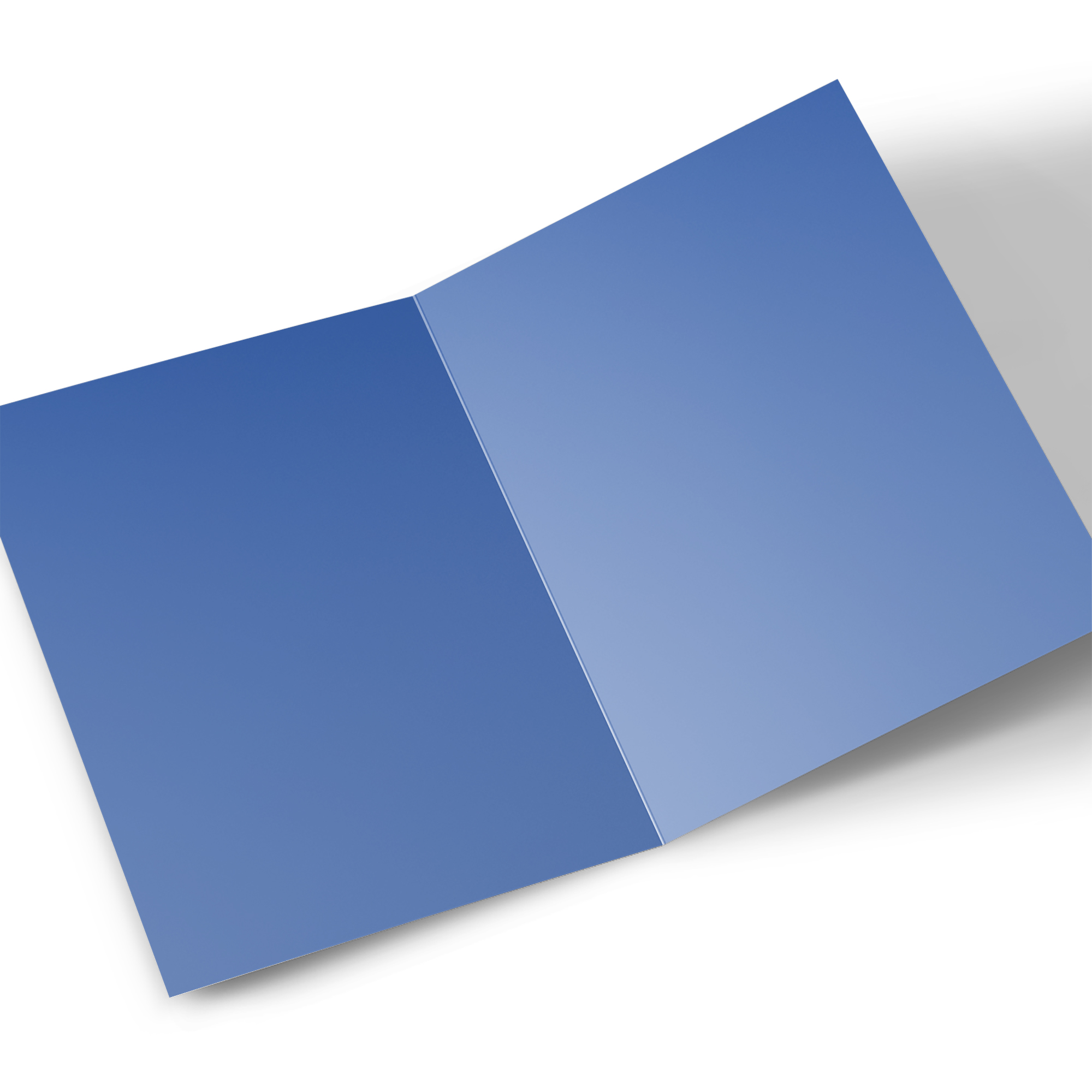 Photo Birthday Card - Blue Pattern Any Recipient
