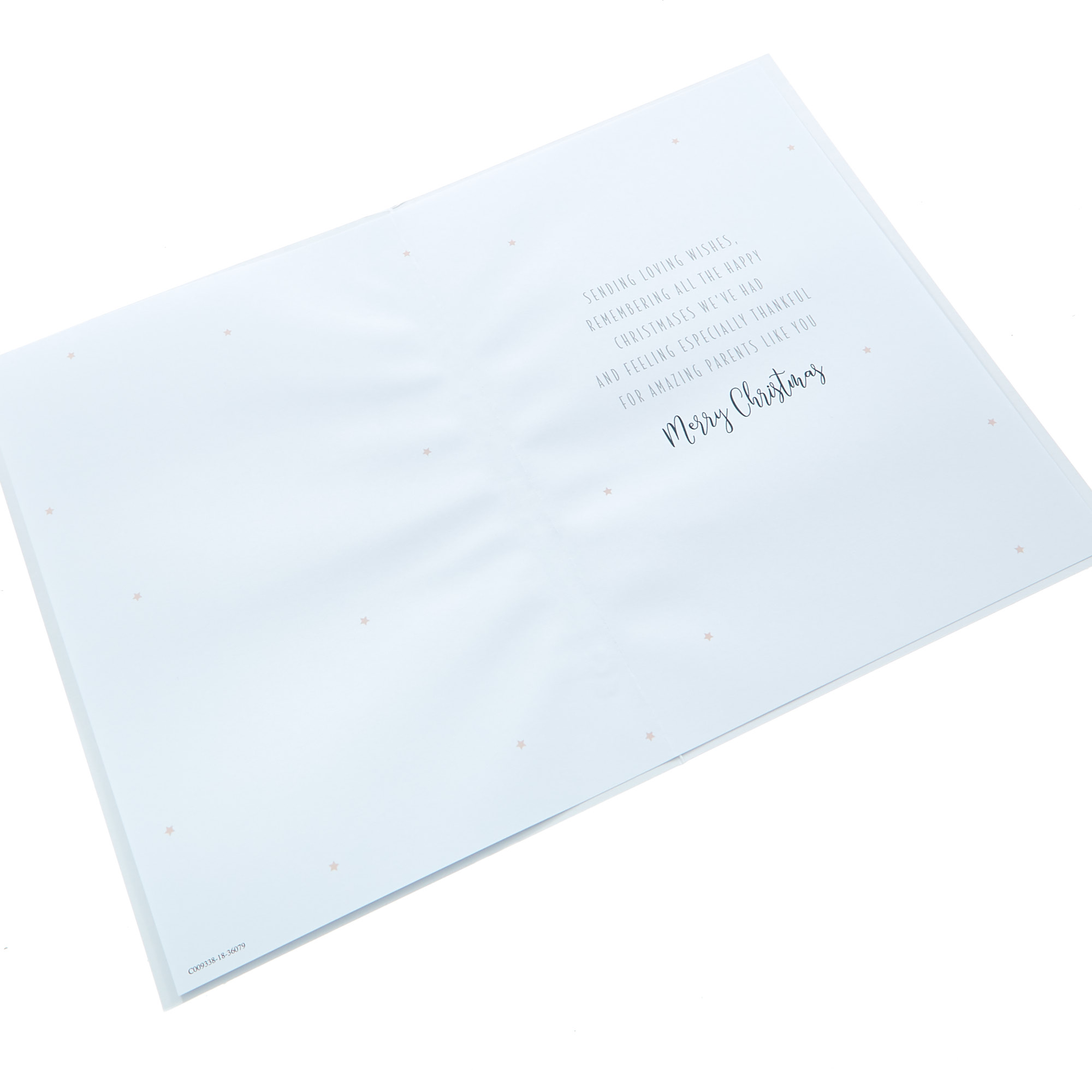 Christmas Card - To A Special Mum & Dad With Love