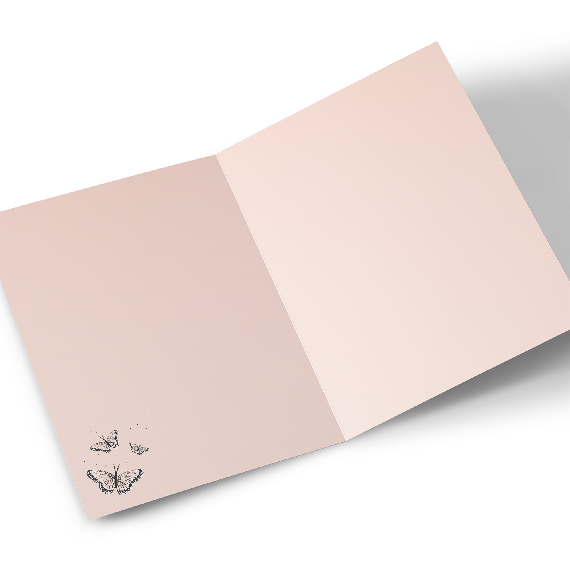 Personalised Studio Birthday Photo Card - Butterflies