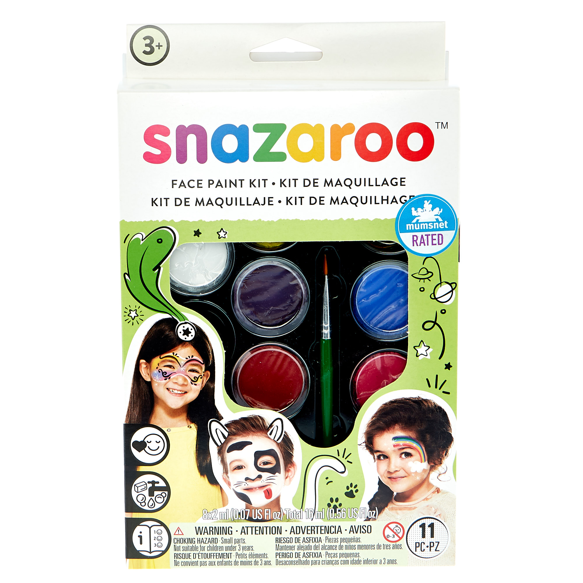 Snazaroo Rainbow Face Paint Kit