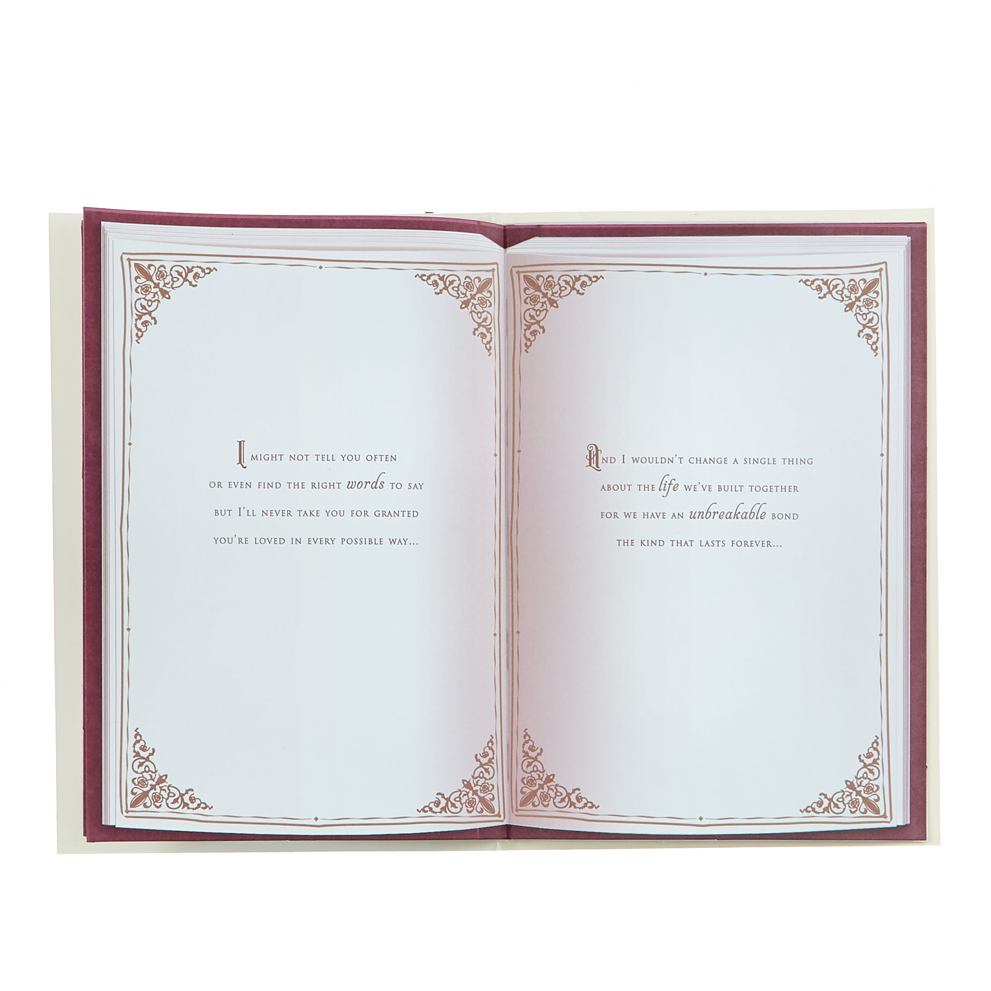Christmas Card - Gorgeous Wife, Traditional Christmas Verse