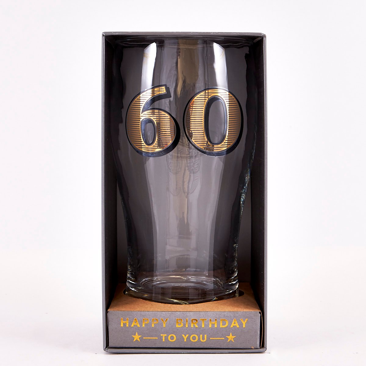 60th Birthday Pint Glass - Classic Collection