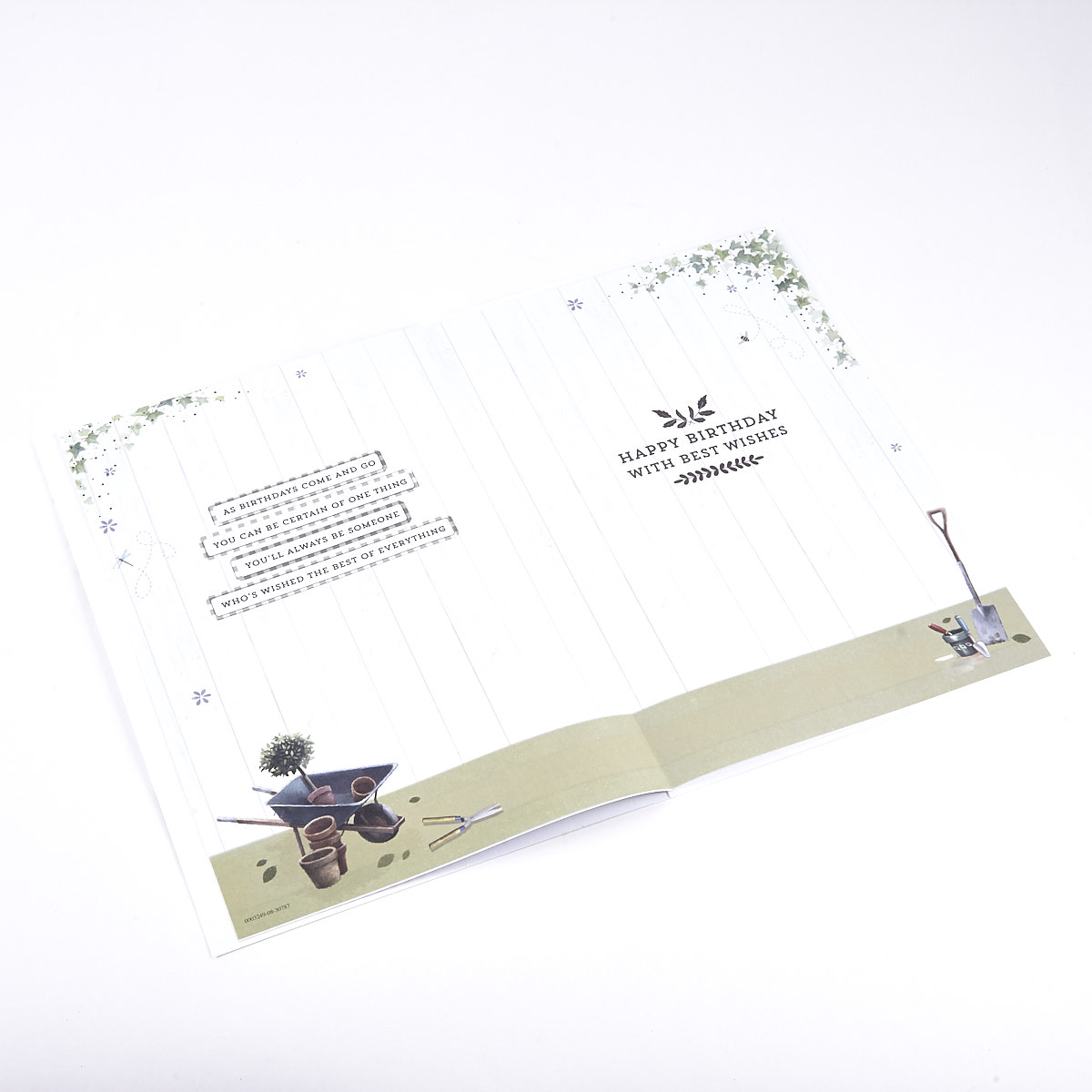 Birthday Card - Garden Scene