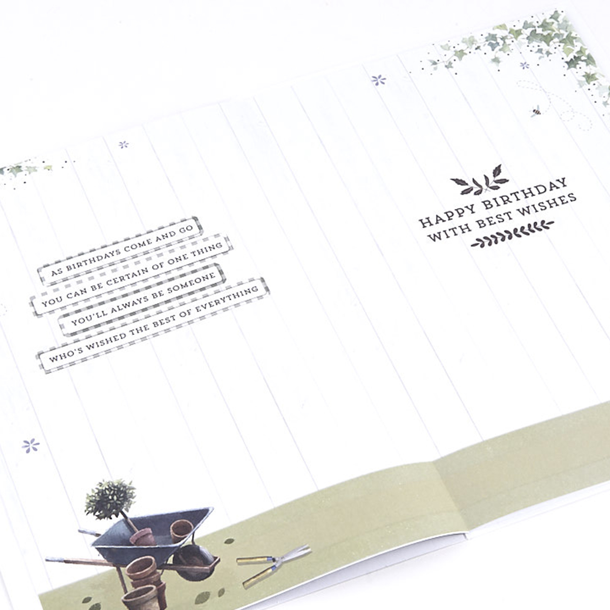Birthday Card - Garden Scene