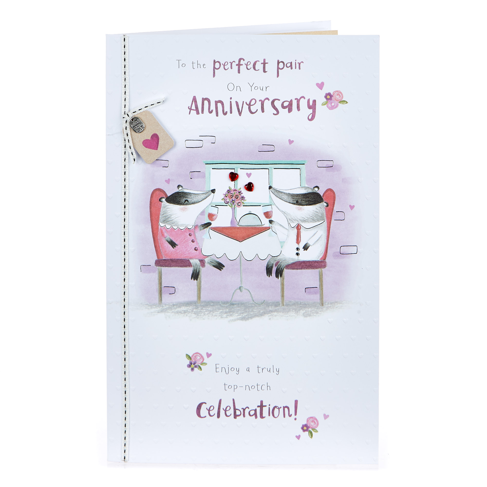 Anniversary Card - Perfect Badger Pair