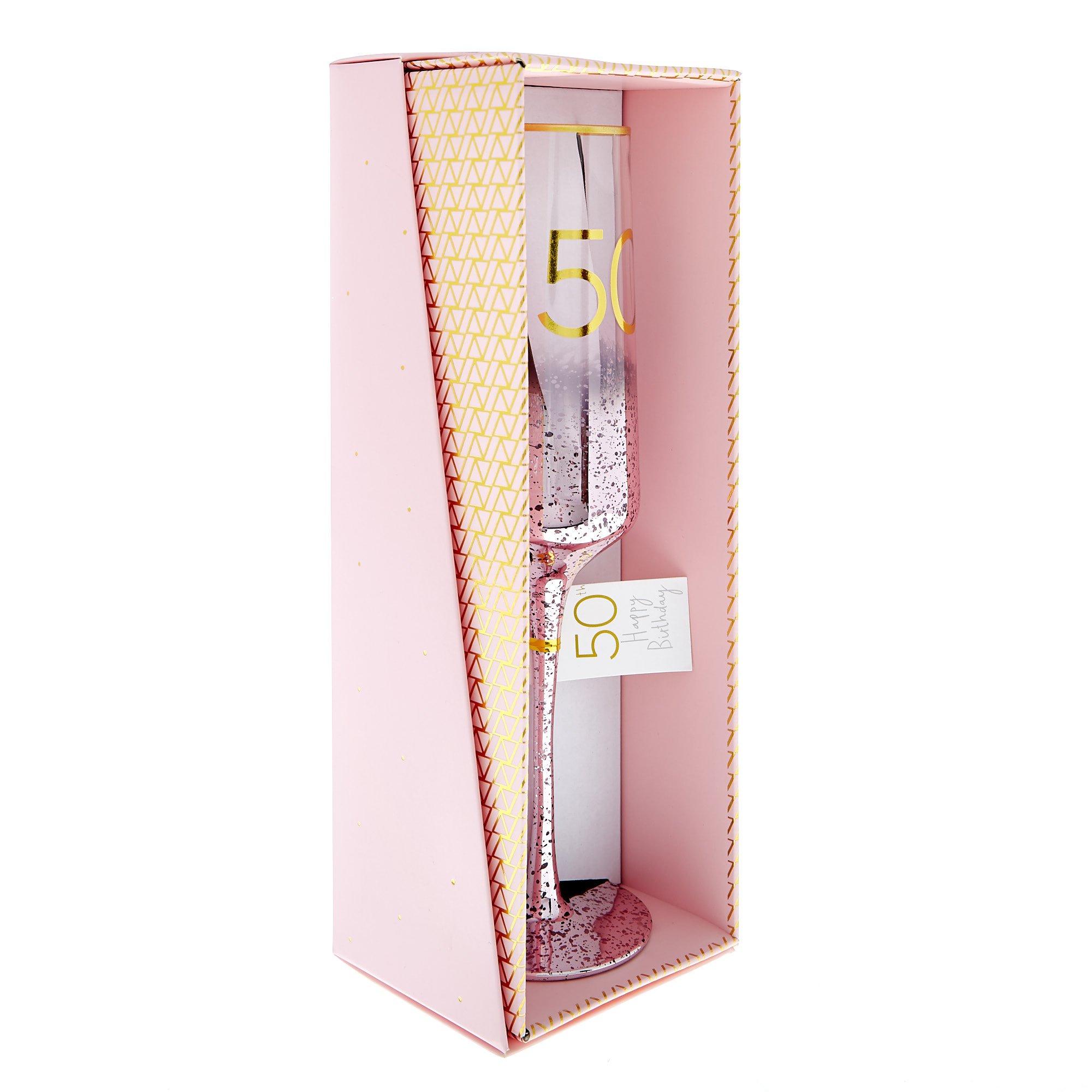 50th Birthday Champagne Flute - Happy Birthday To You