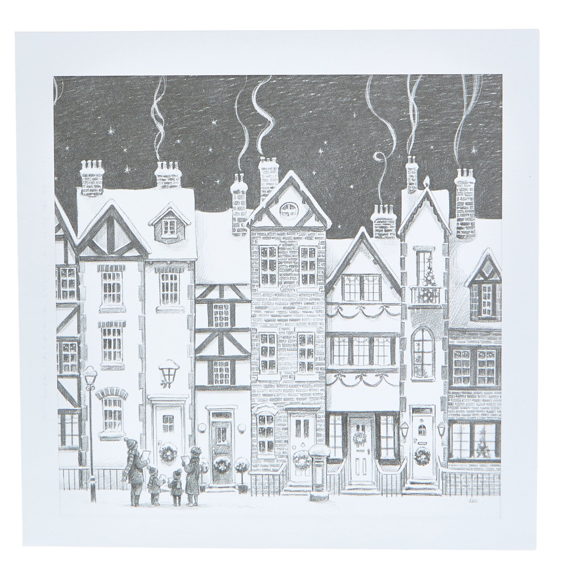 20 Artistic Charity Christmas Cards - 4 Designs 