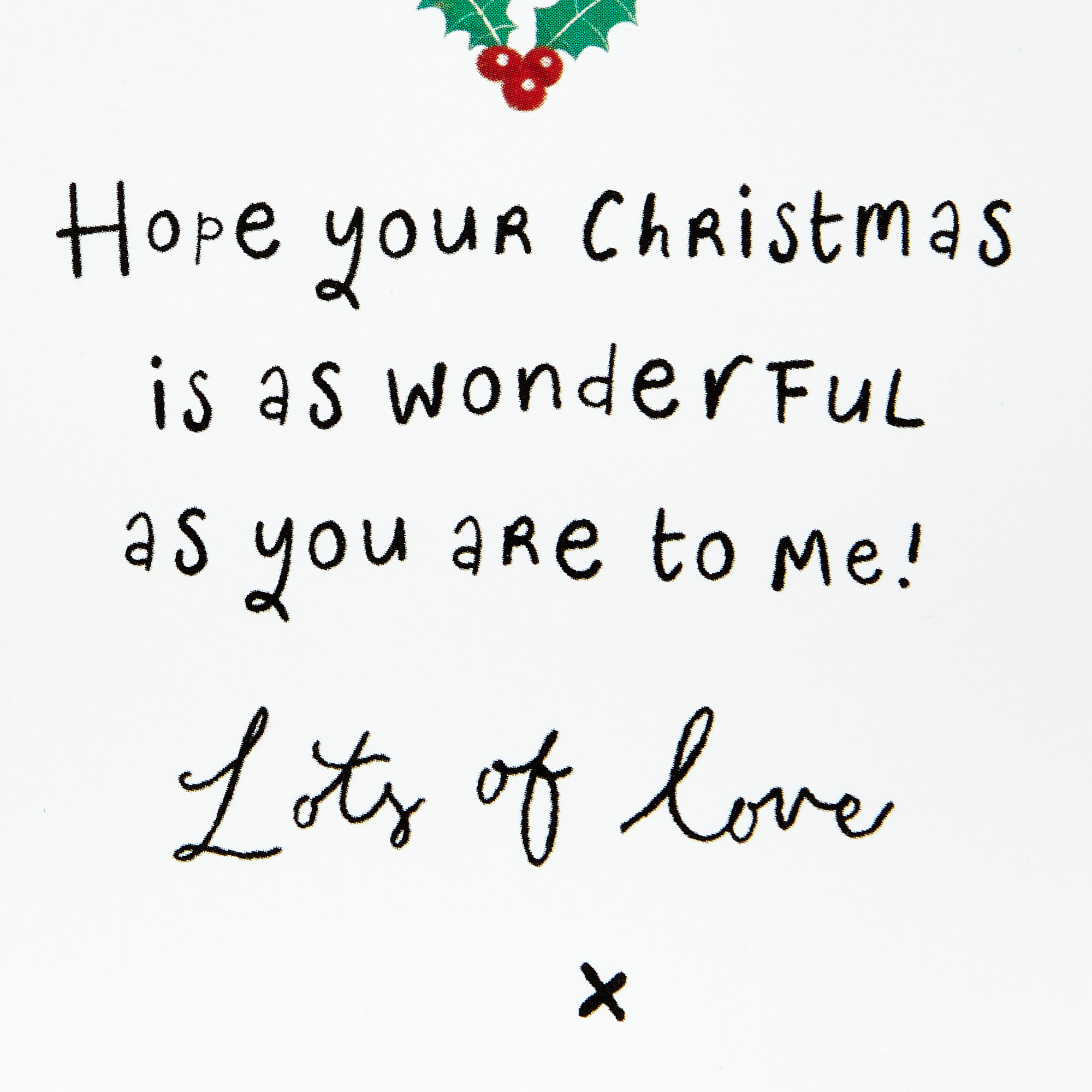 Christmas Card - For My Husband Puddings 