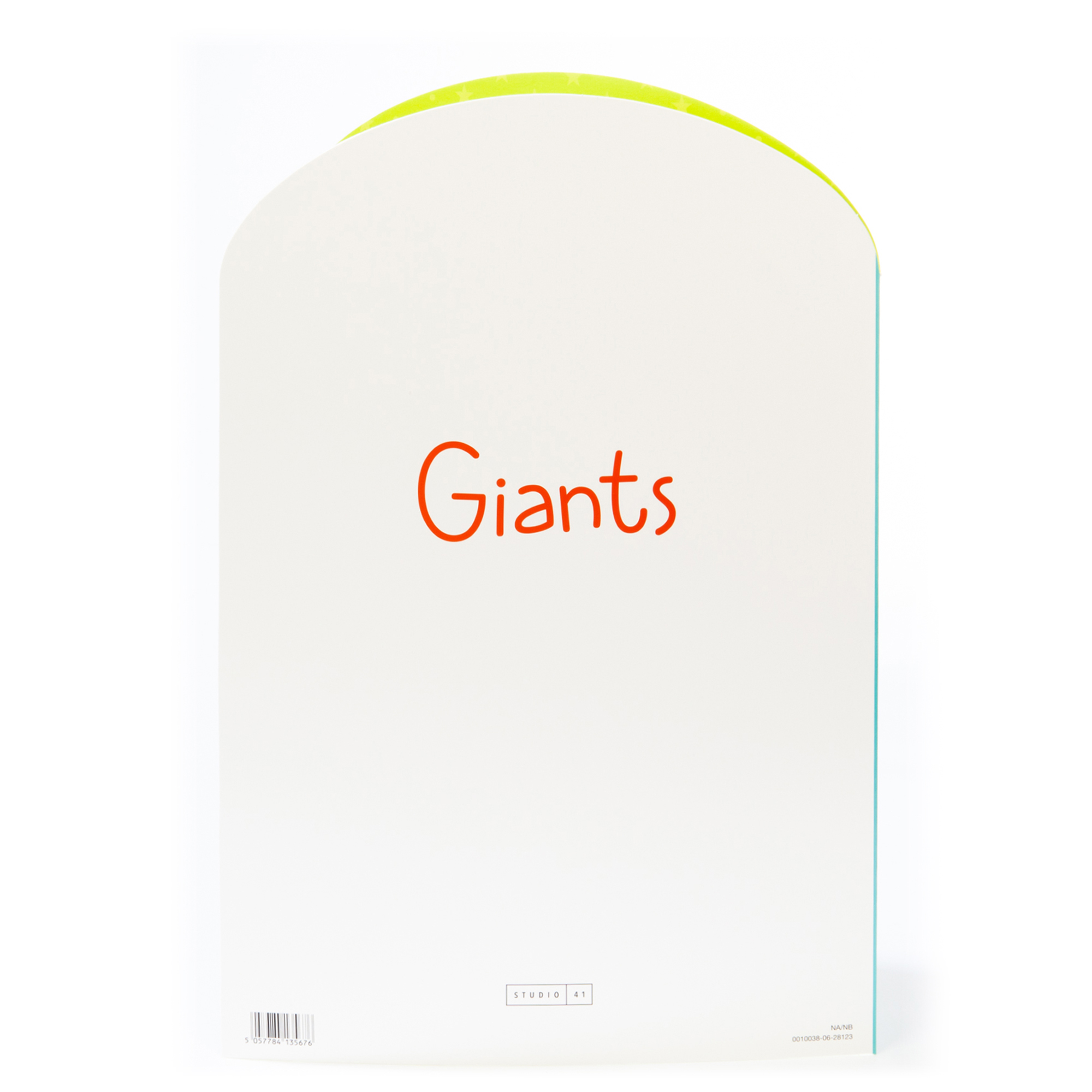 Giant 18th Birthday Card - Blue Stars 