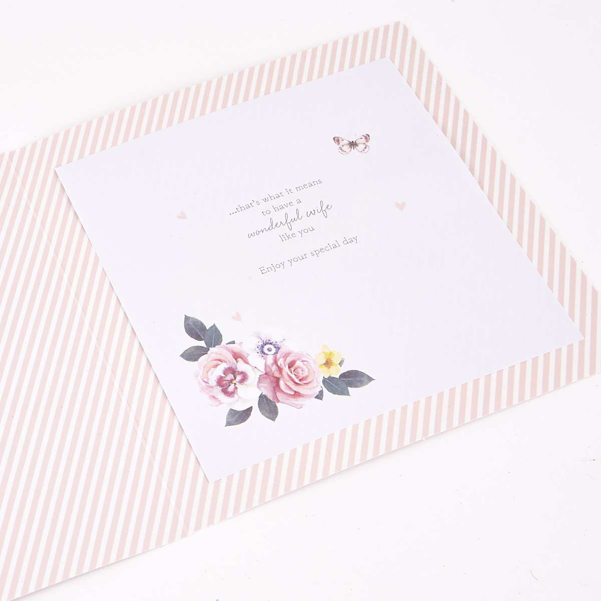 Exquisite Collection Birthday Card - Wife With Love