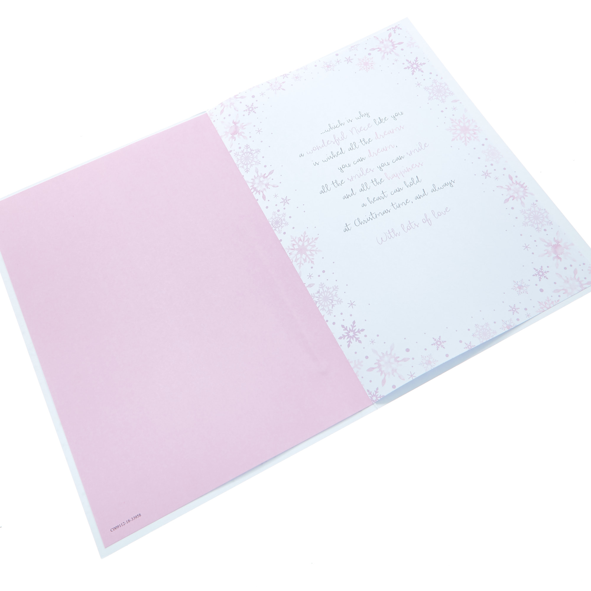 Christmas Card - For A Special Niece 